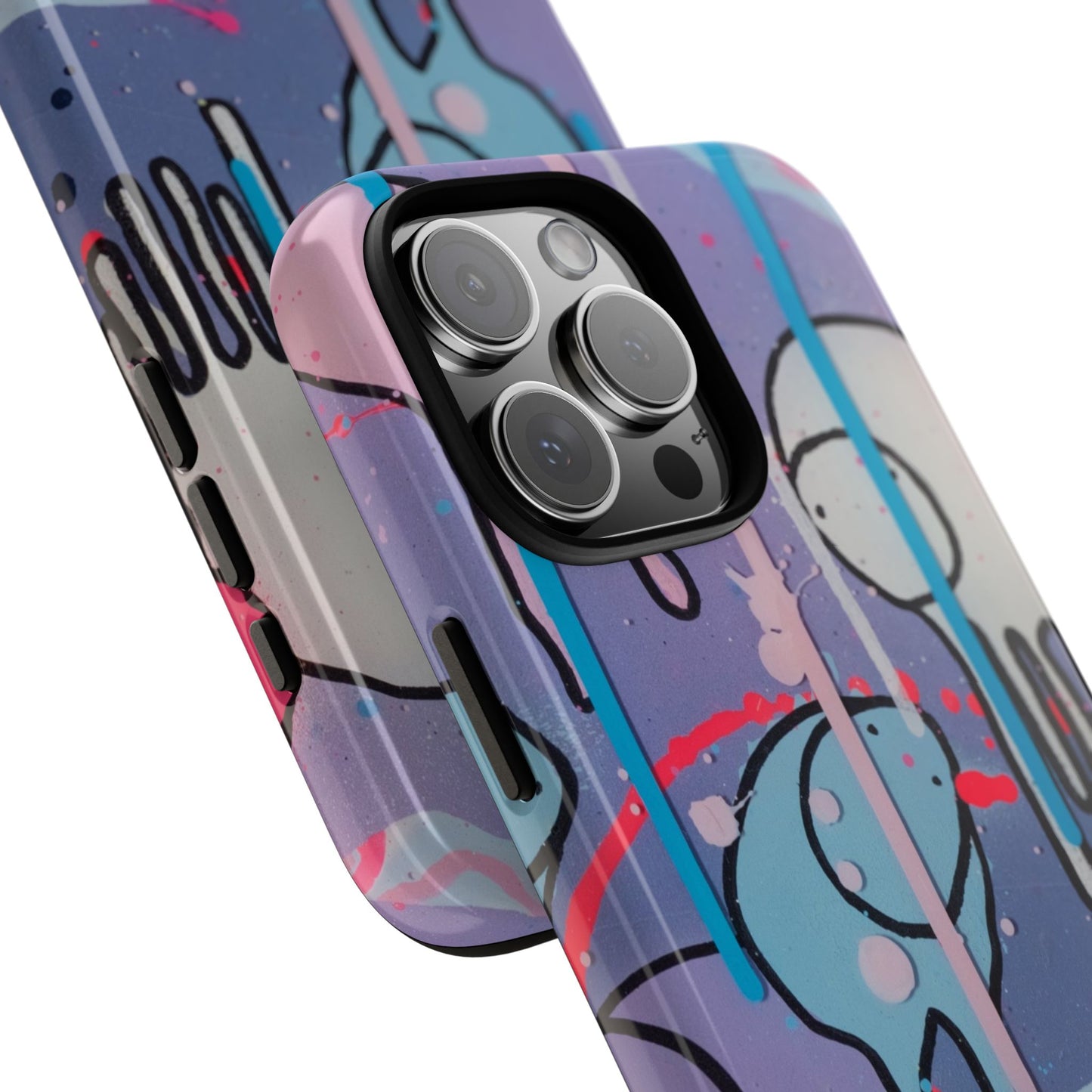 RAINING COWS "Purple Alley Streets" Phone Case