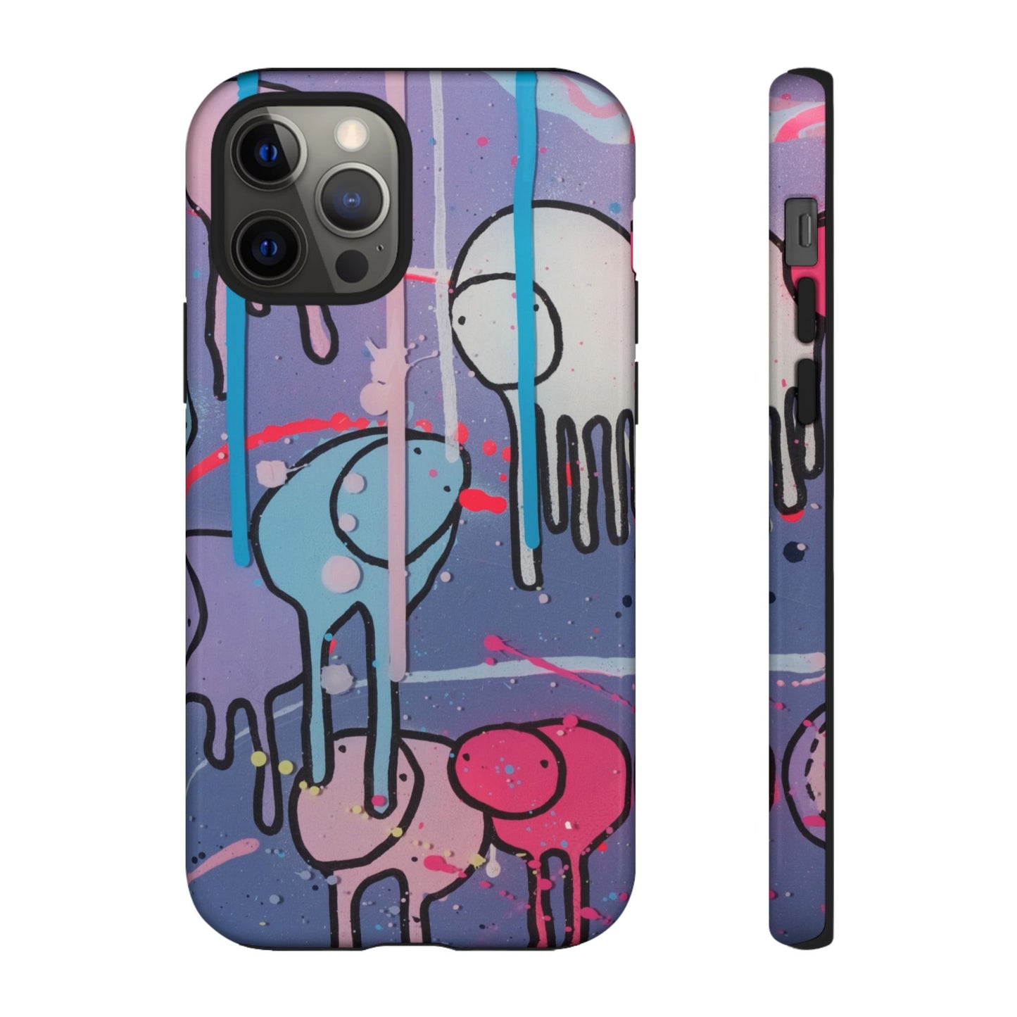 RAINING COWS "Purple Alley Streets" Phone Case