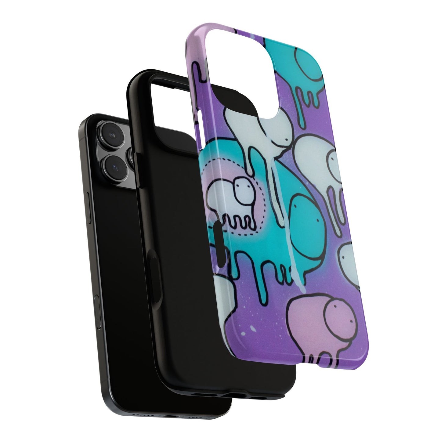 RAINING COWS "Yellow Interference" Phone Case