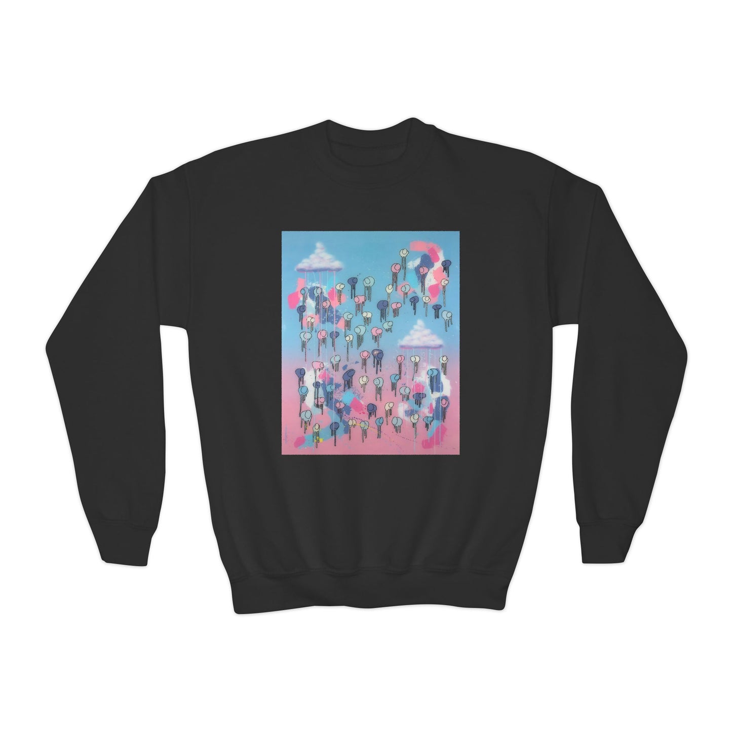 RAINING COWS "Sky Blossom" Kids Sweatshirt