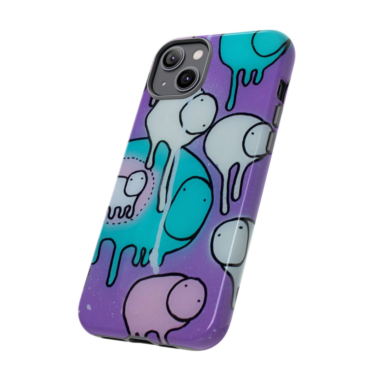 RAINING COWS "Yellow Interference" Phone Case