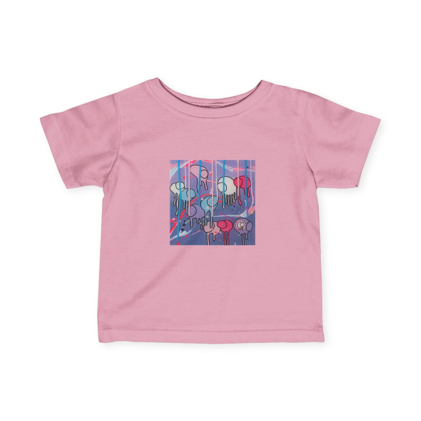 RAINING COWS "Purple Alley Lights" Infant Tee