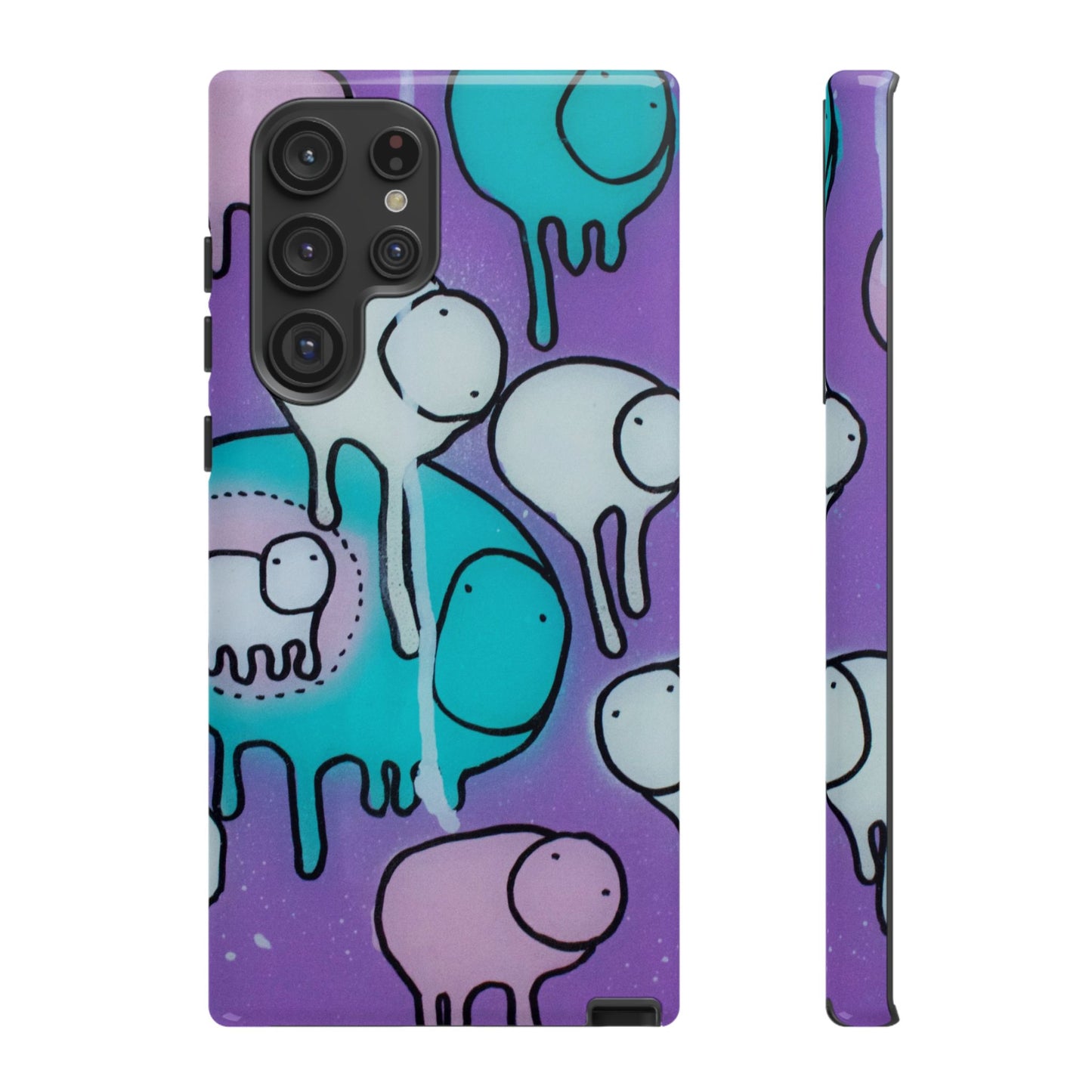 RAINING COWS "Yellow Interference" Phone Case