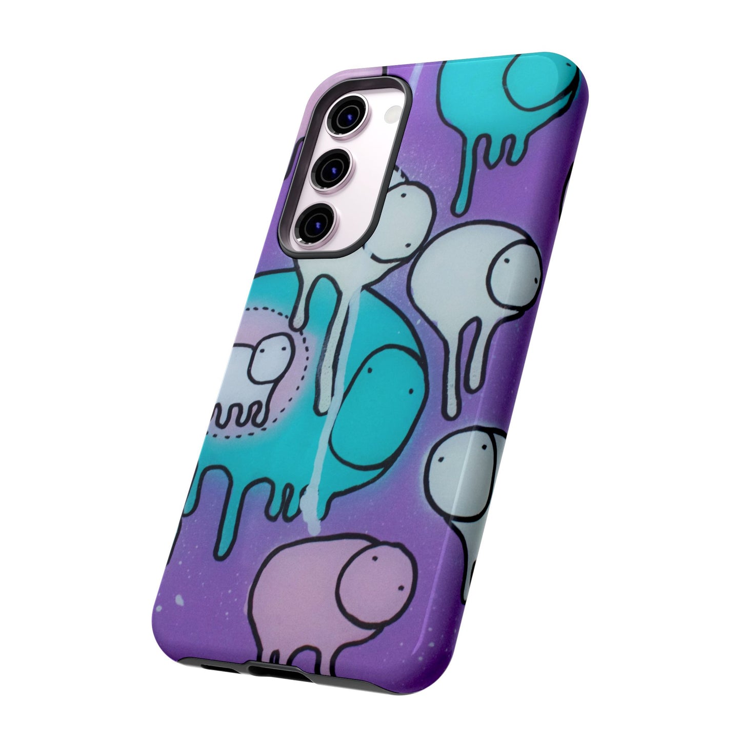 RAINING COWS "Yellow Interference" Phone Case