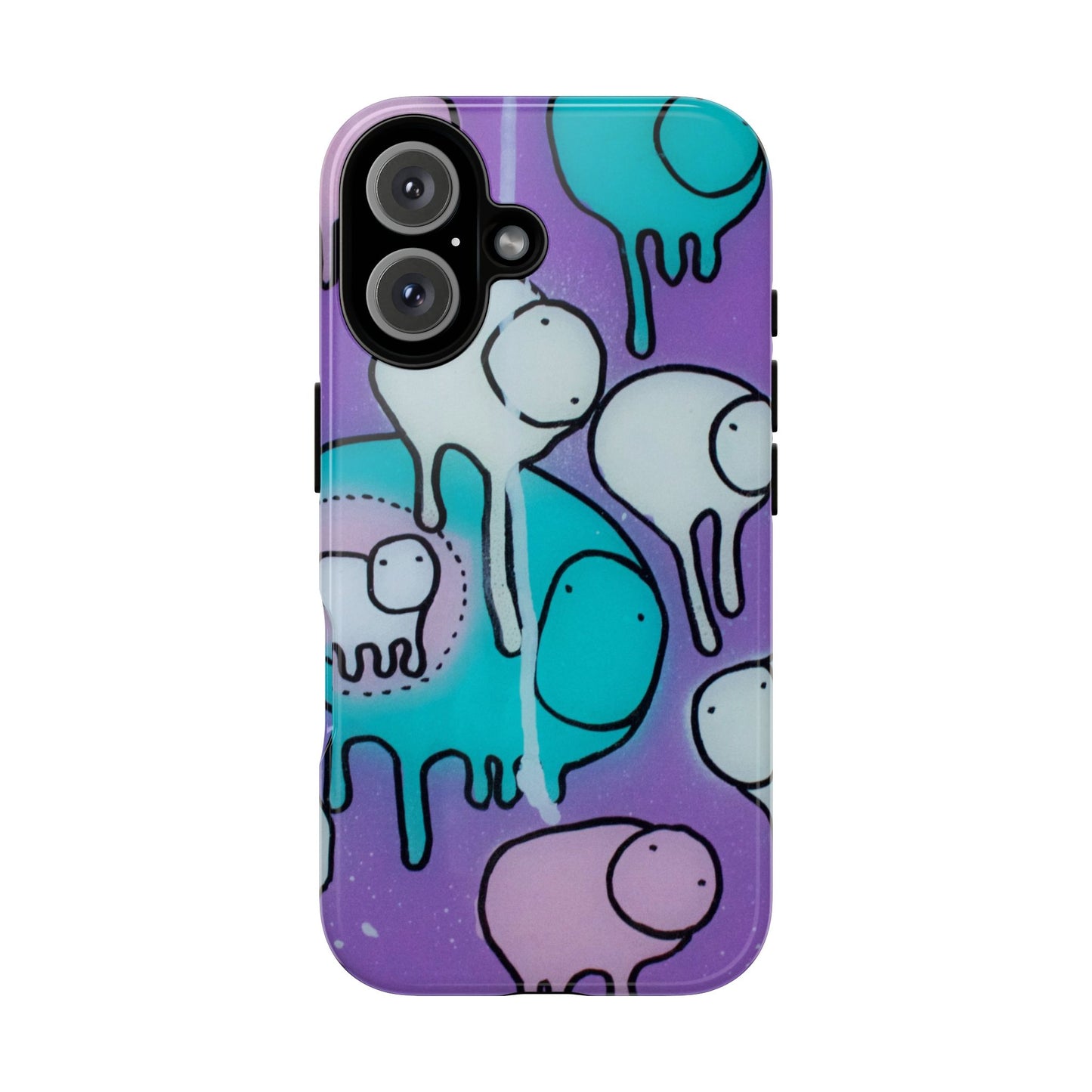 RAINING COWS "Yellow Interference" Phone Case