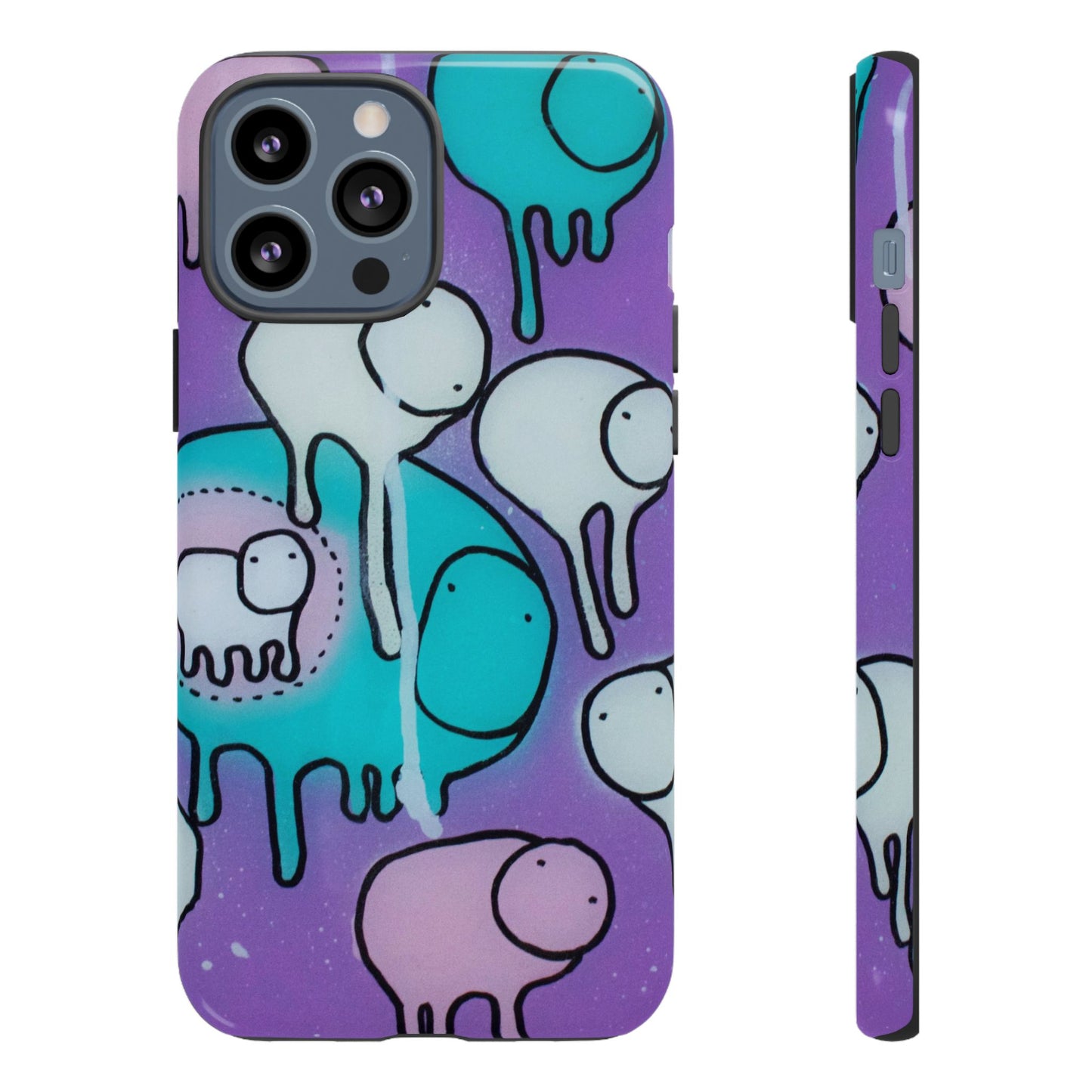 RAINING COWS "Yellow Interference" Phone Case
