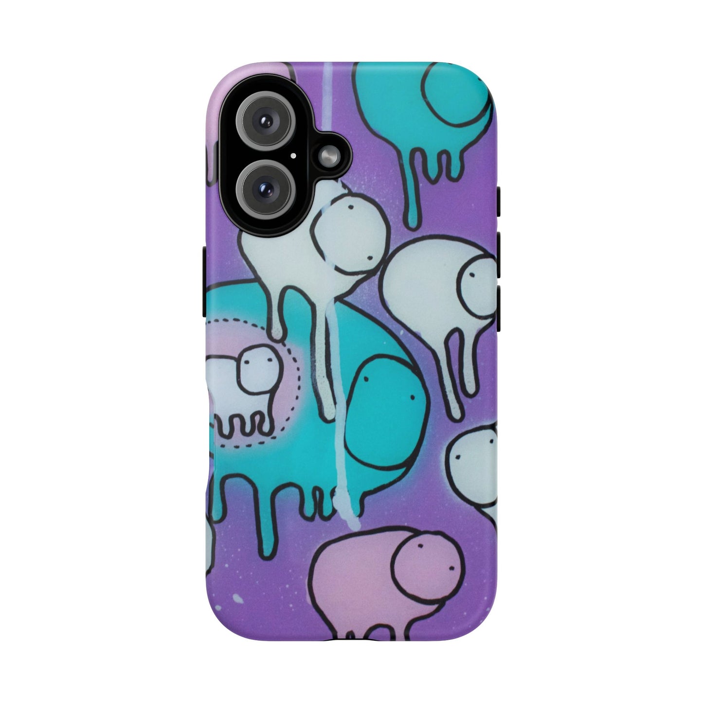 RAINING COWS "Yellow Interference" Phone Case