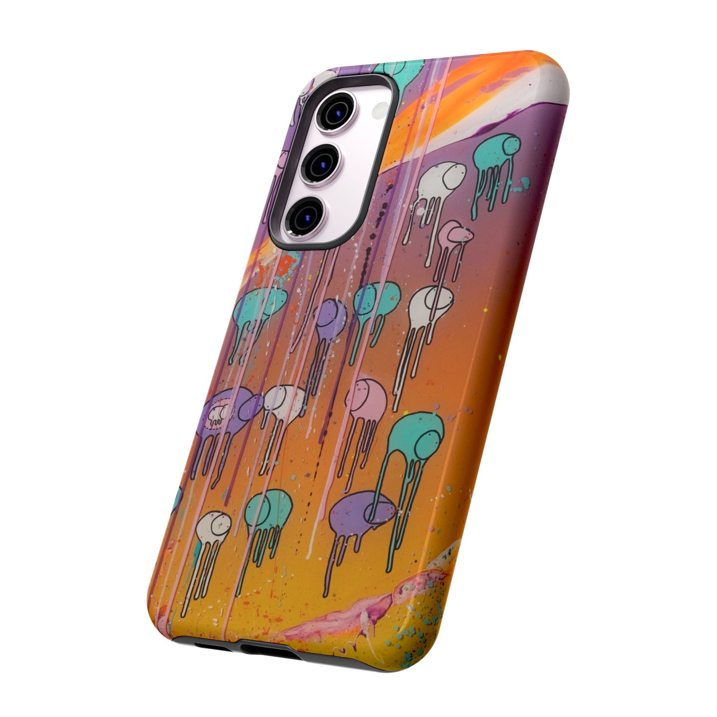 RAINING COWS "Purple Sunset with a Yellow Twist" Phone Case