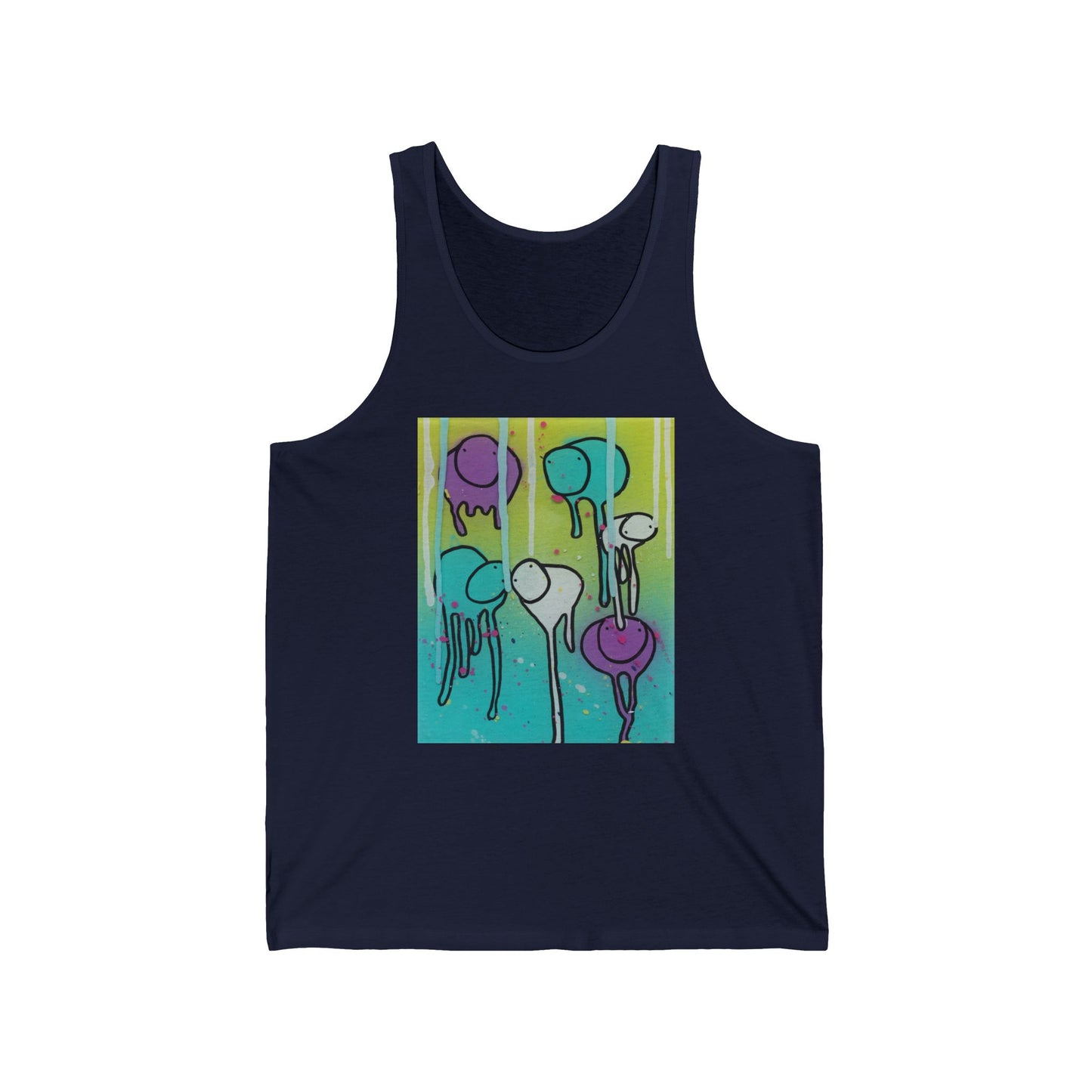 RAINING COWS "Lime Sunrise" Tank Top