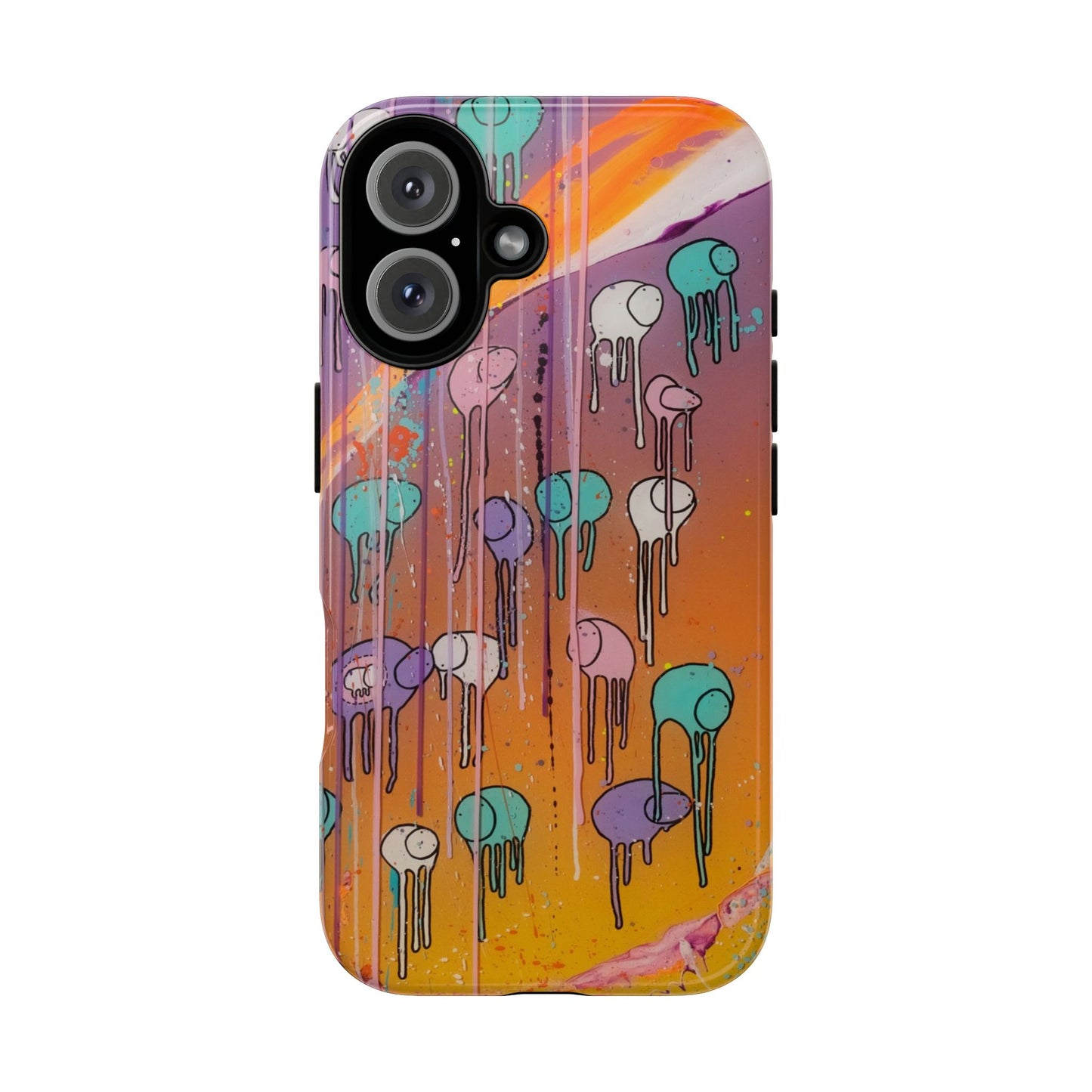 RAINING COWS "Purple Sunset with a Yellow Twist" Phone Case