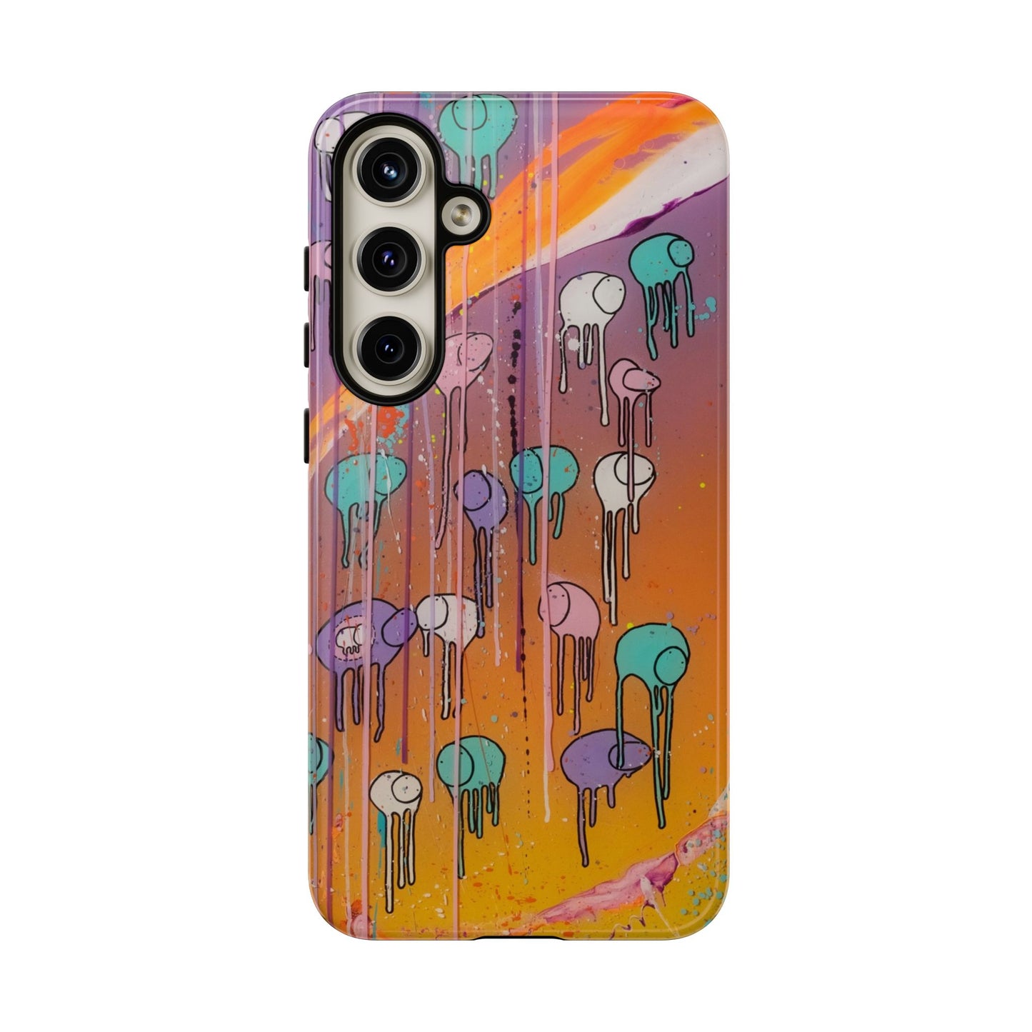 RAINING COWS "Purple Sunset with a Yellow Twist" Phone Case