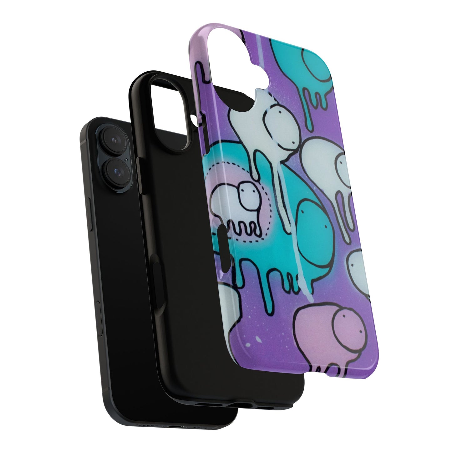 RAINING COWS "Yellow Interference" Phone Case