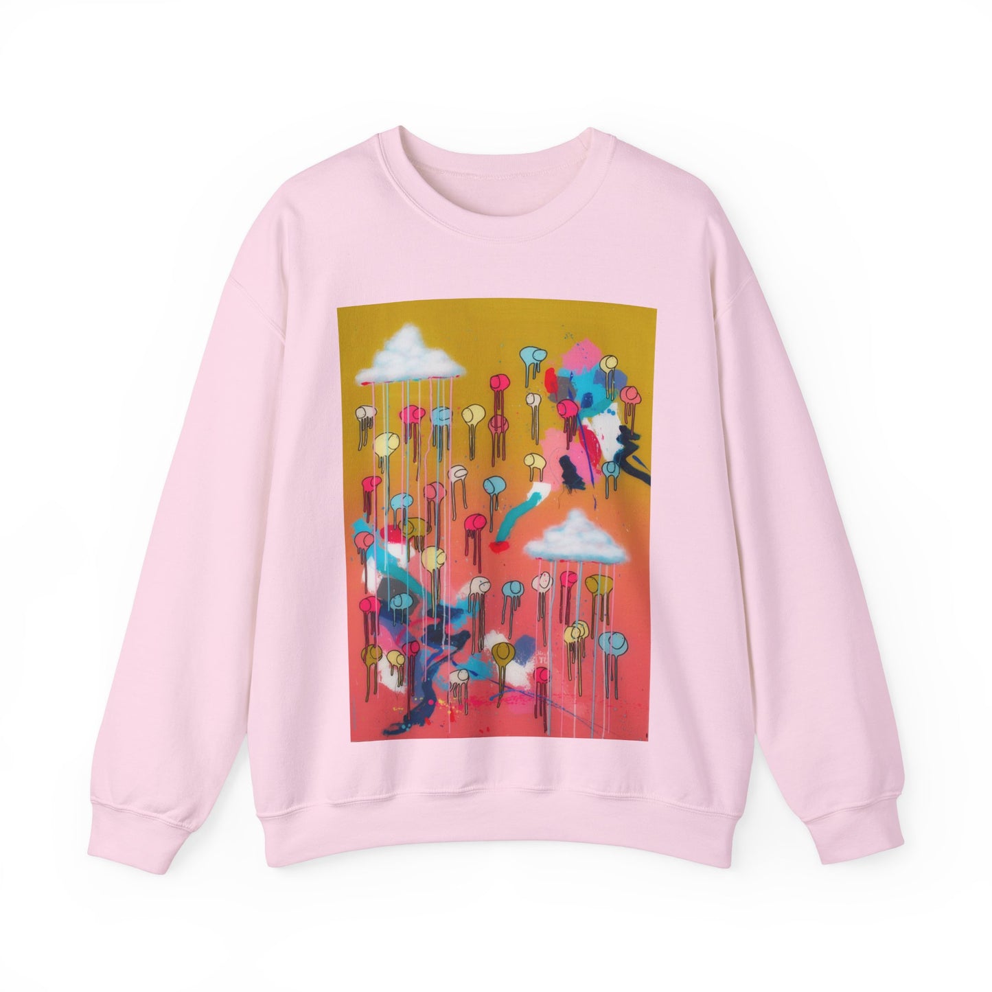 RAINING COWS "Bubble Gum Sun" Sweatshirt