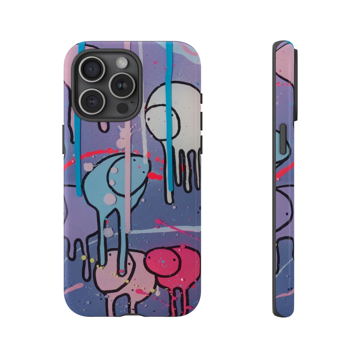 RAINING COWS "Purple Alley Streets" Phone Case