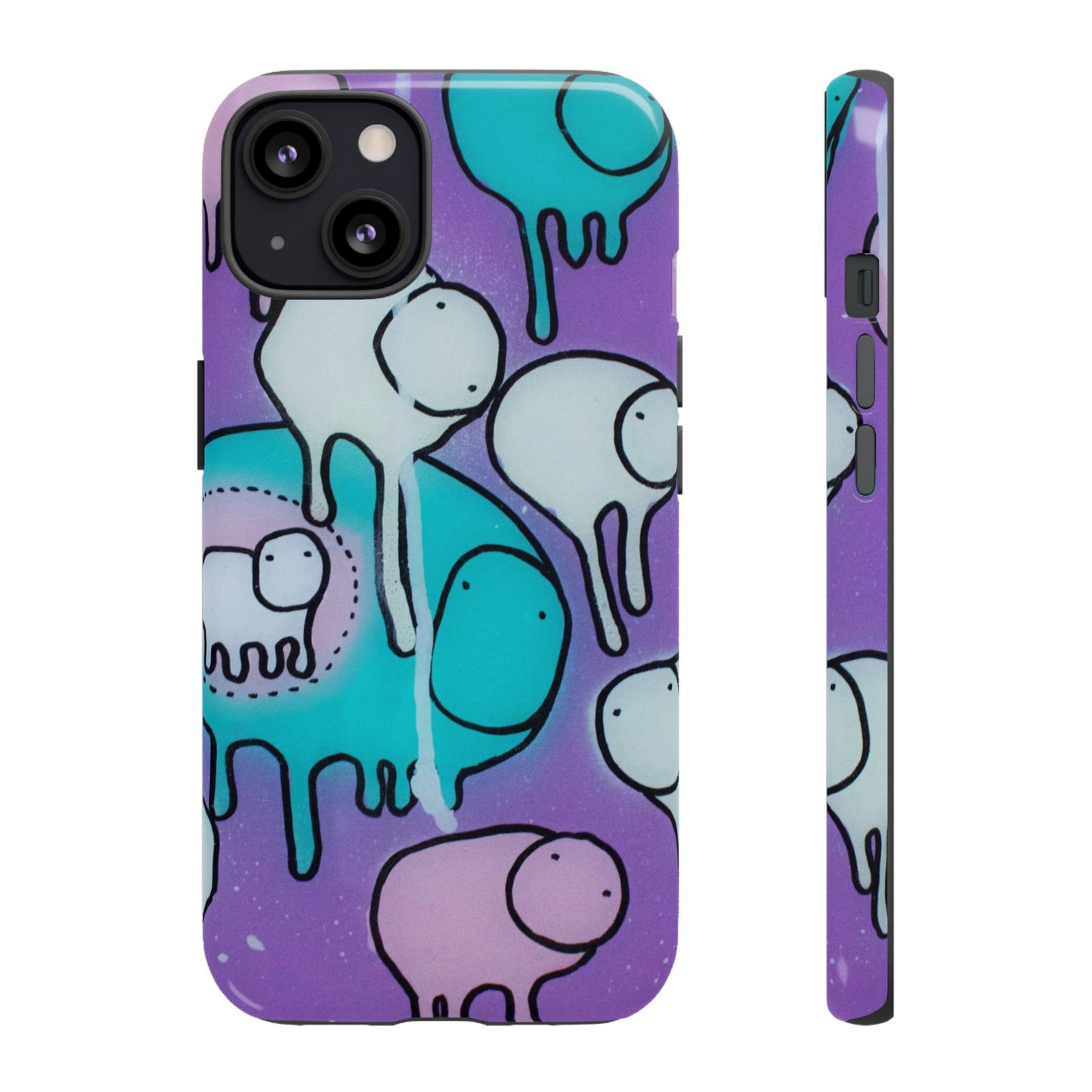 RAINING COWS "Yellow Interference" Phone Case