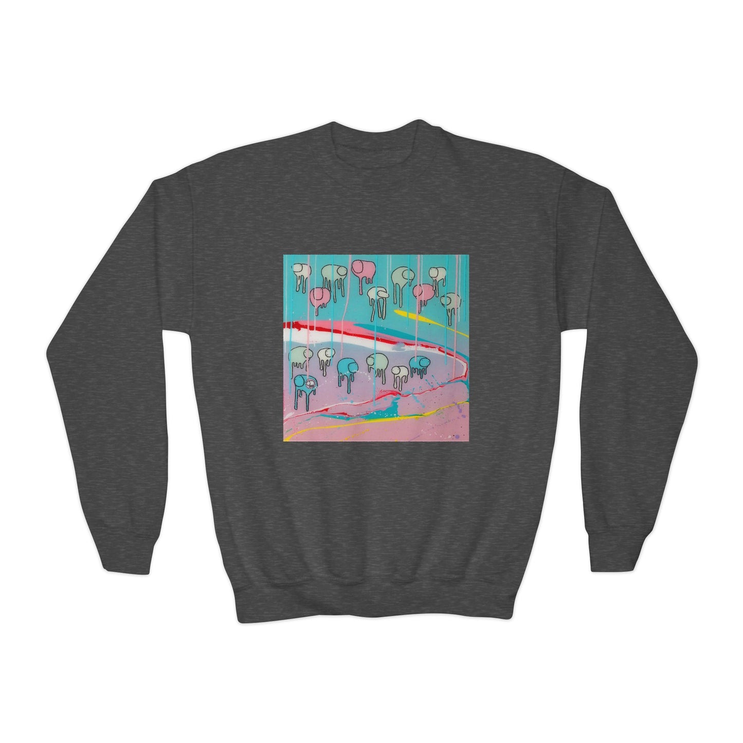 RAINING COWS "Martini Twist" Kids Sweatshirt