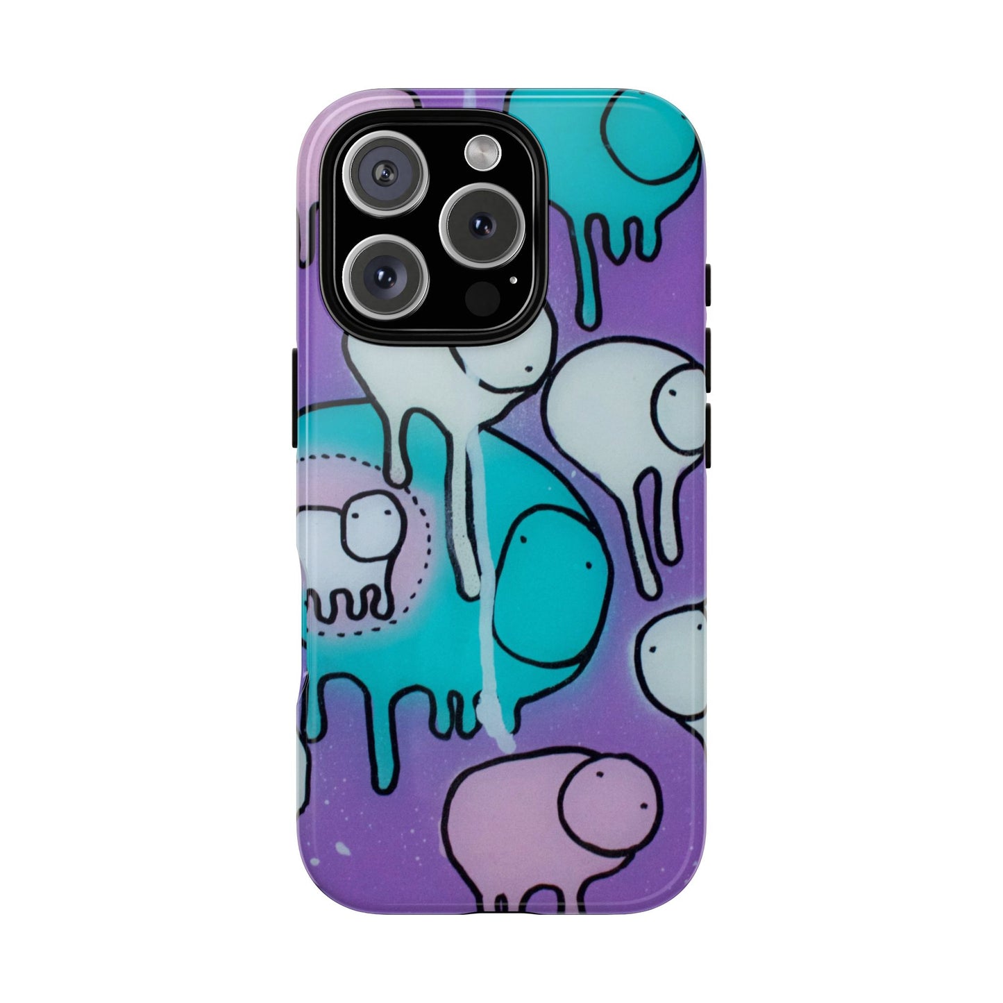 RAINING COWS "Yellow Interference" Phone Case