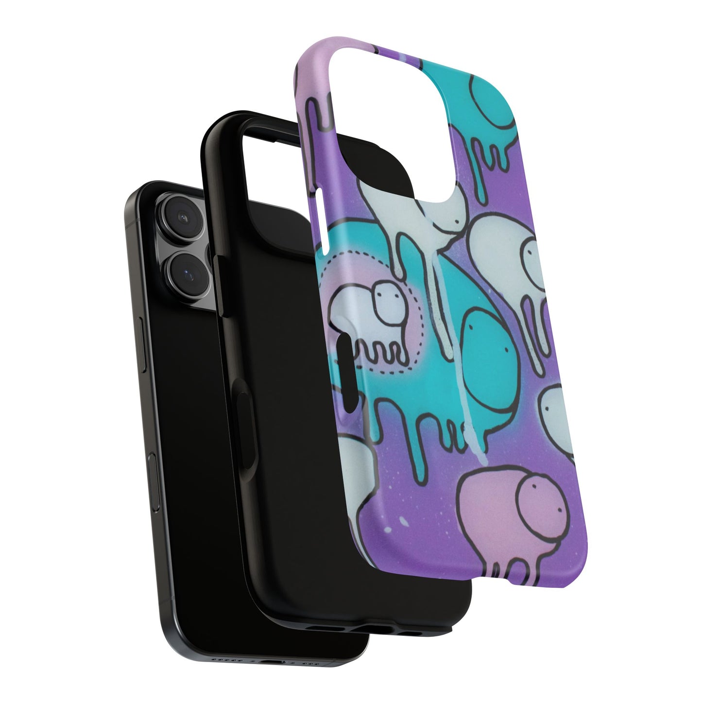 RAINING COWS "Yellow Interference" Phone Case