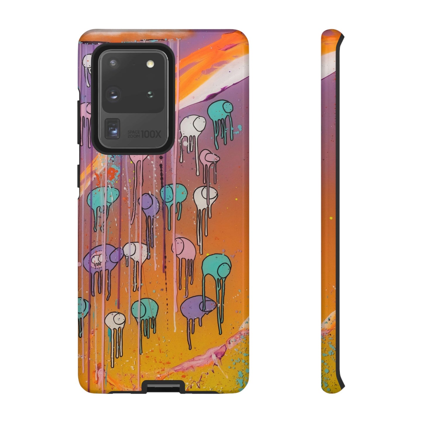 RAINING COWS "Purple Sunset with a Yellow Twist" Phone Case