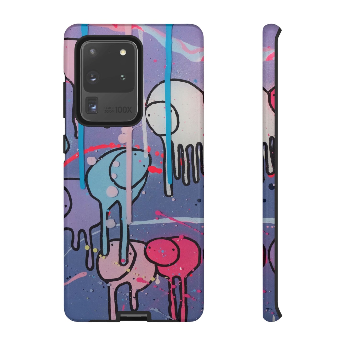 RAINING COWS "Purple Alley Streets" Phone Case