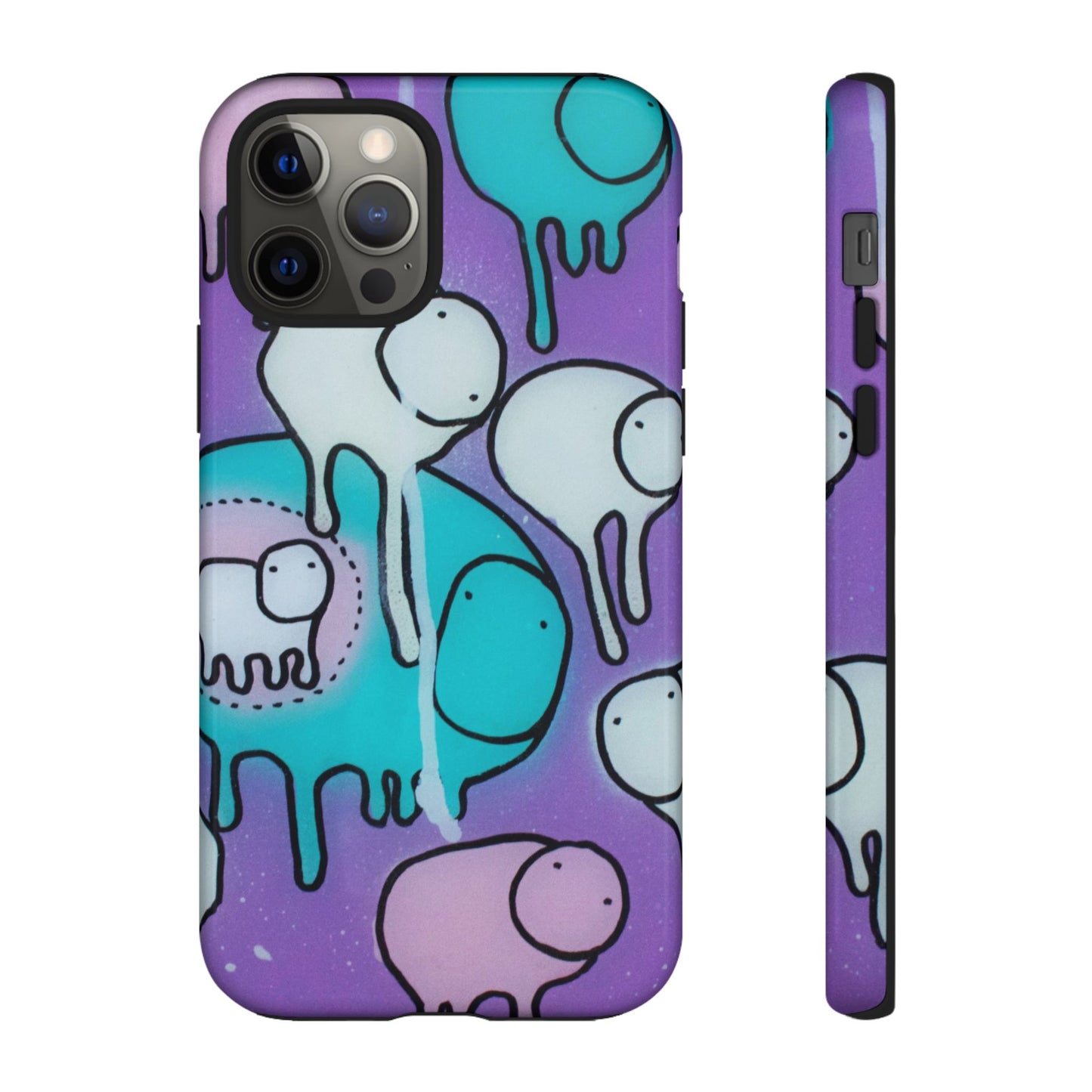 RAINING COWS "Yellow Interference" Phone Case