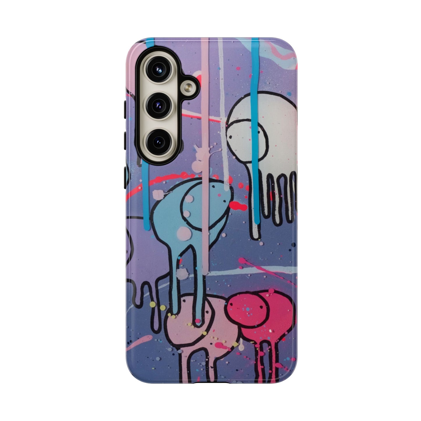 RAINING COWS "Purple Alley Streets" Phone Case