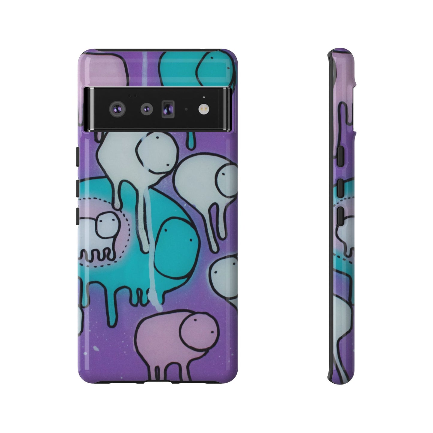 RAINING COWS "Yellow Interference" Phone Case