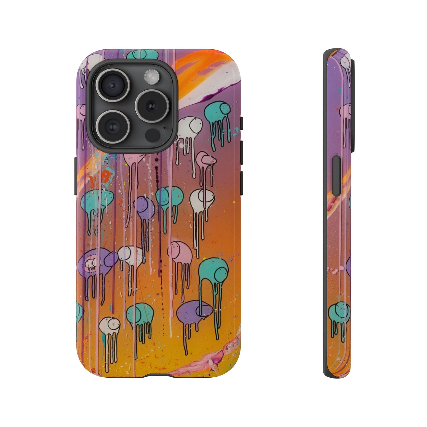 RAINING COWS "Purple Sunset with a Yellow Twist" Phone Case