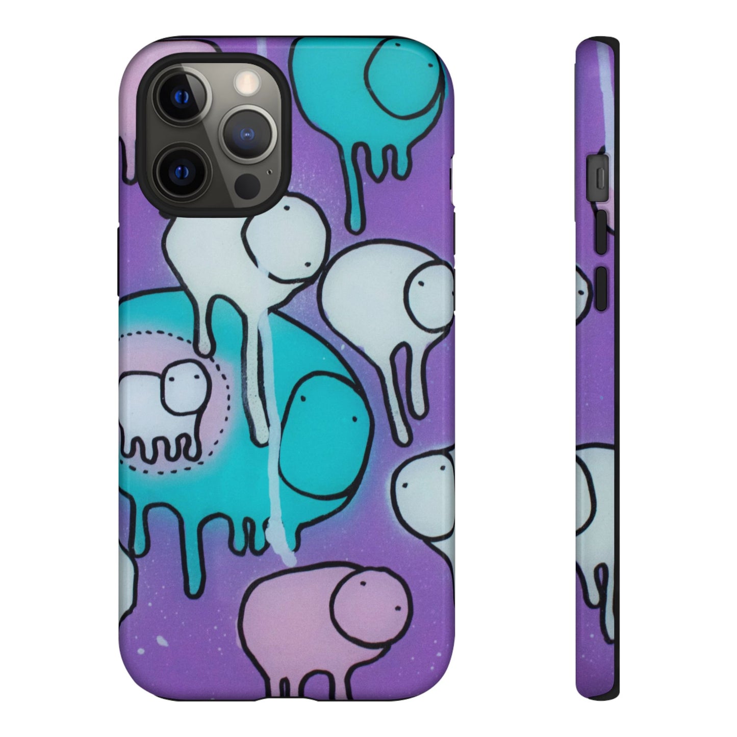 RAINING COWS "Yellow Interference" Phone Case