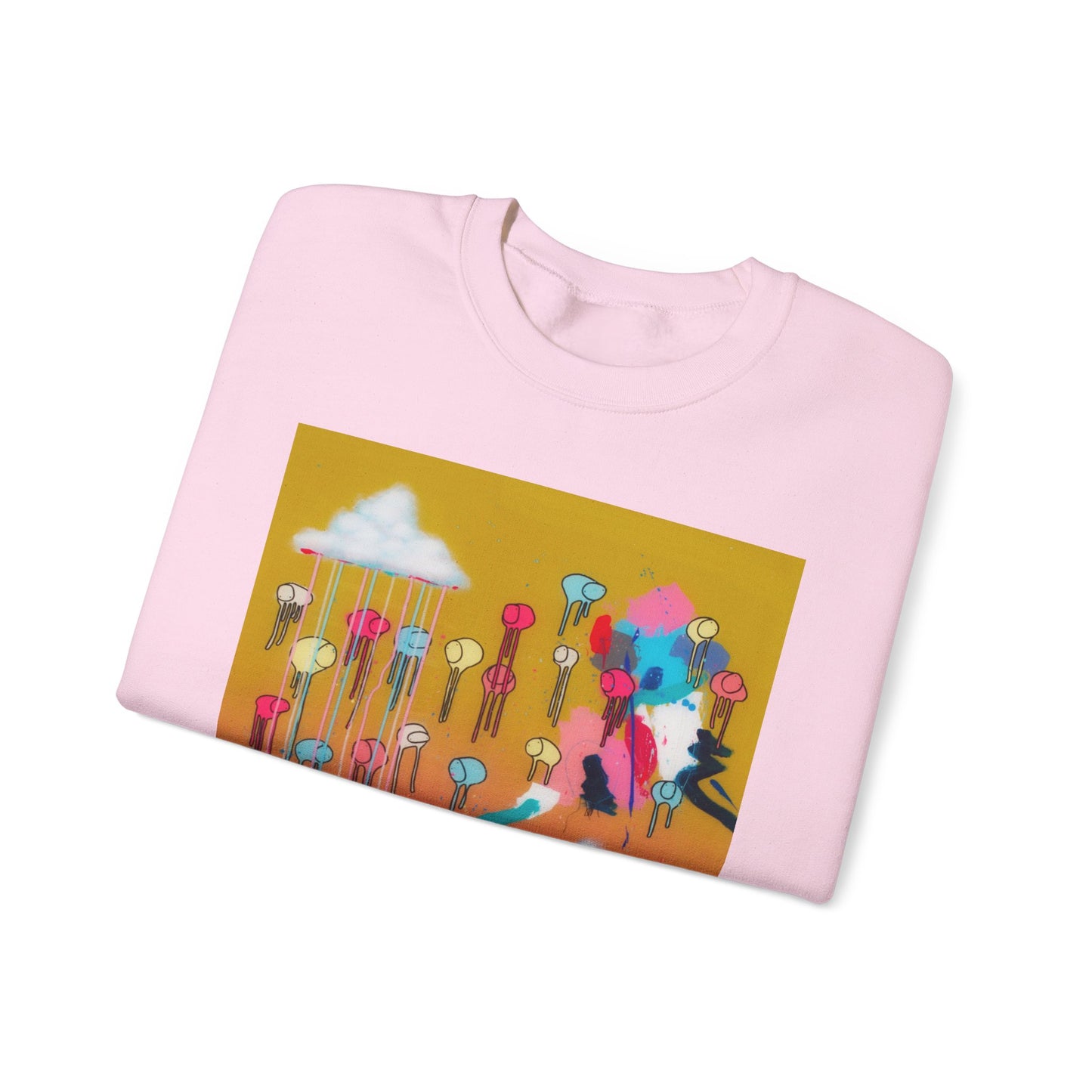 RAINING COWS "Bubble Gum Sun" Sweatshirt