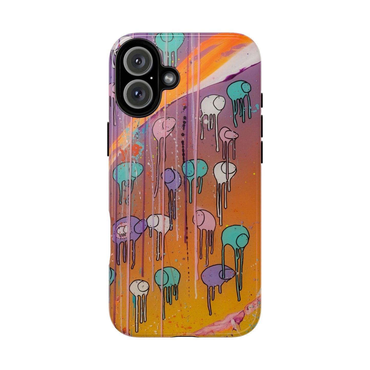 RAINING COWS "Purple Sunset with a Yellow Twist" Phone Case