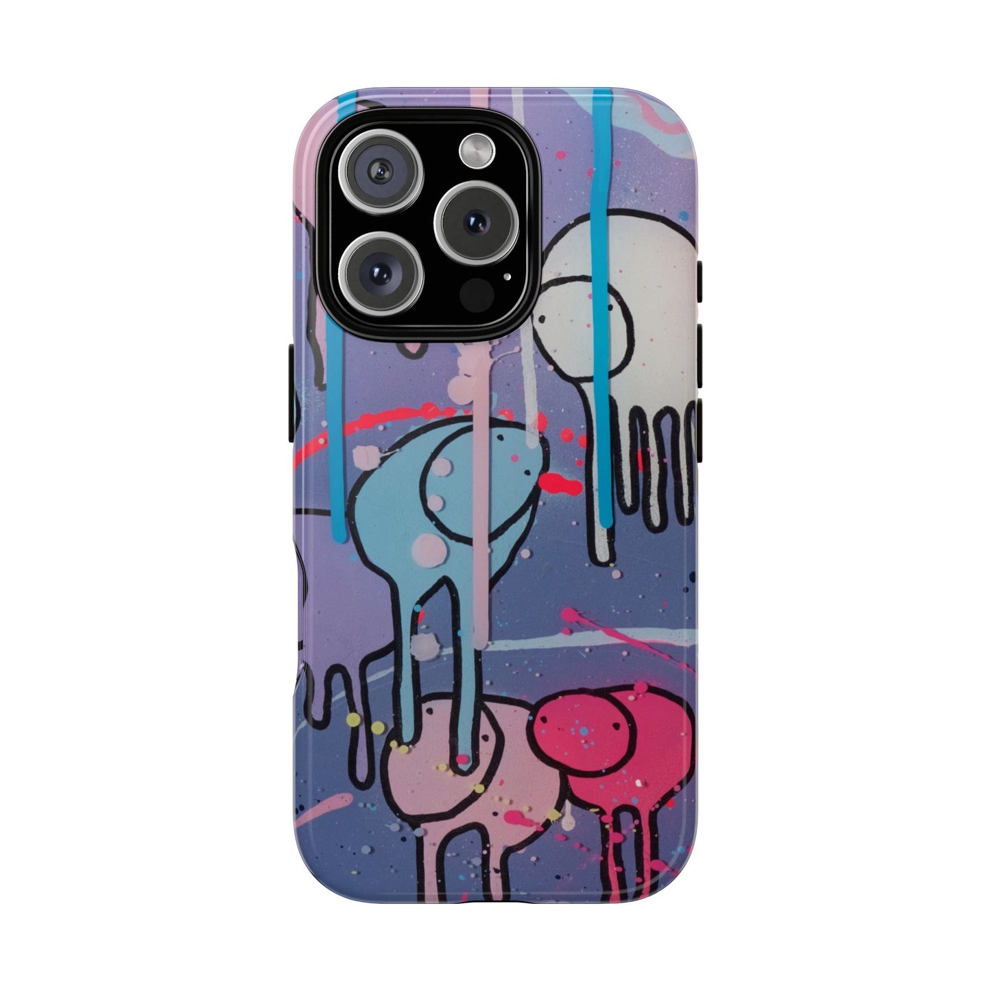 RAINING COWS "Purple Alley Streets" Phone Case