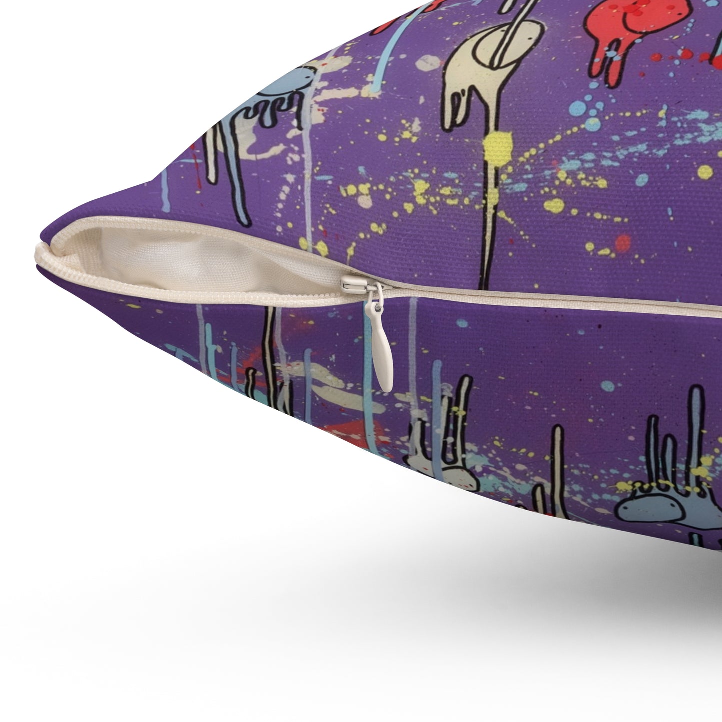 RAINING COWS "Tears of the Sky" Square Pillow