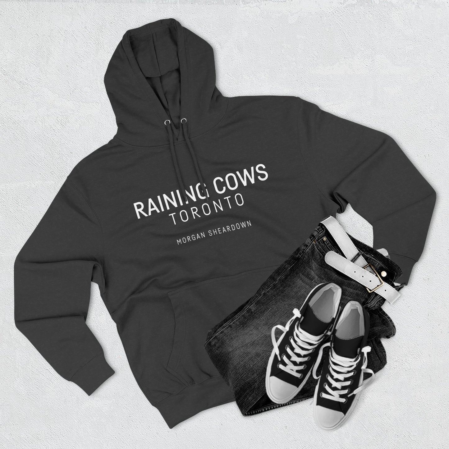 RAINING COWS "The Night Rose Thunder" Hoodie