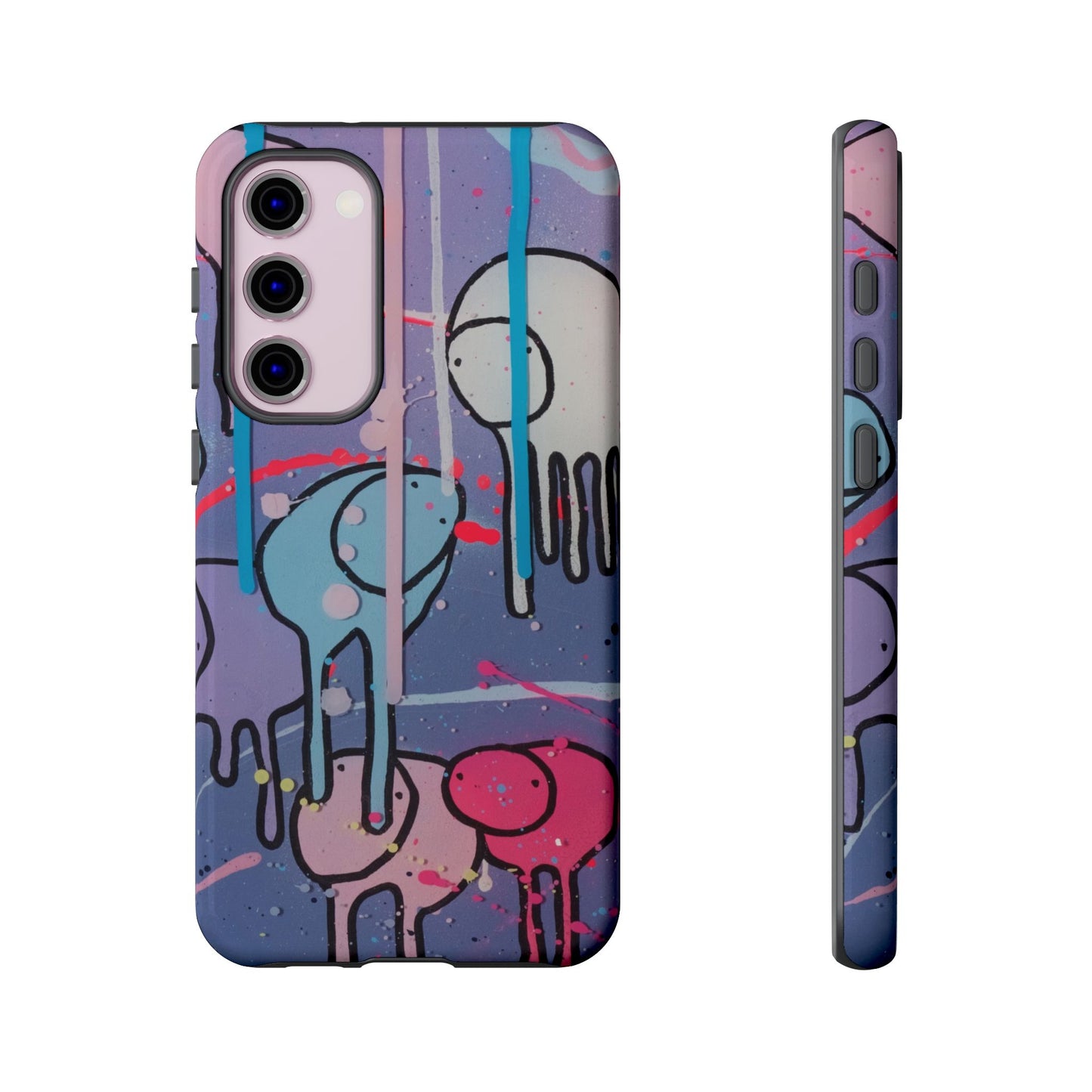 RAINING COWS "Purple Alley Streets" Phone Case