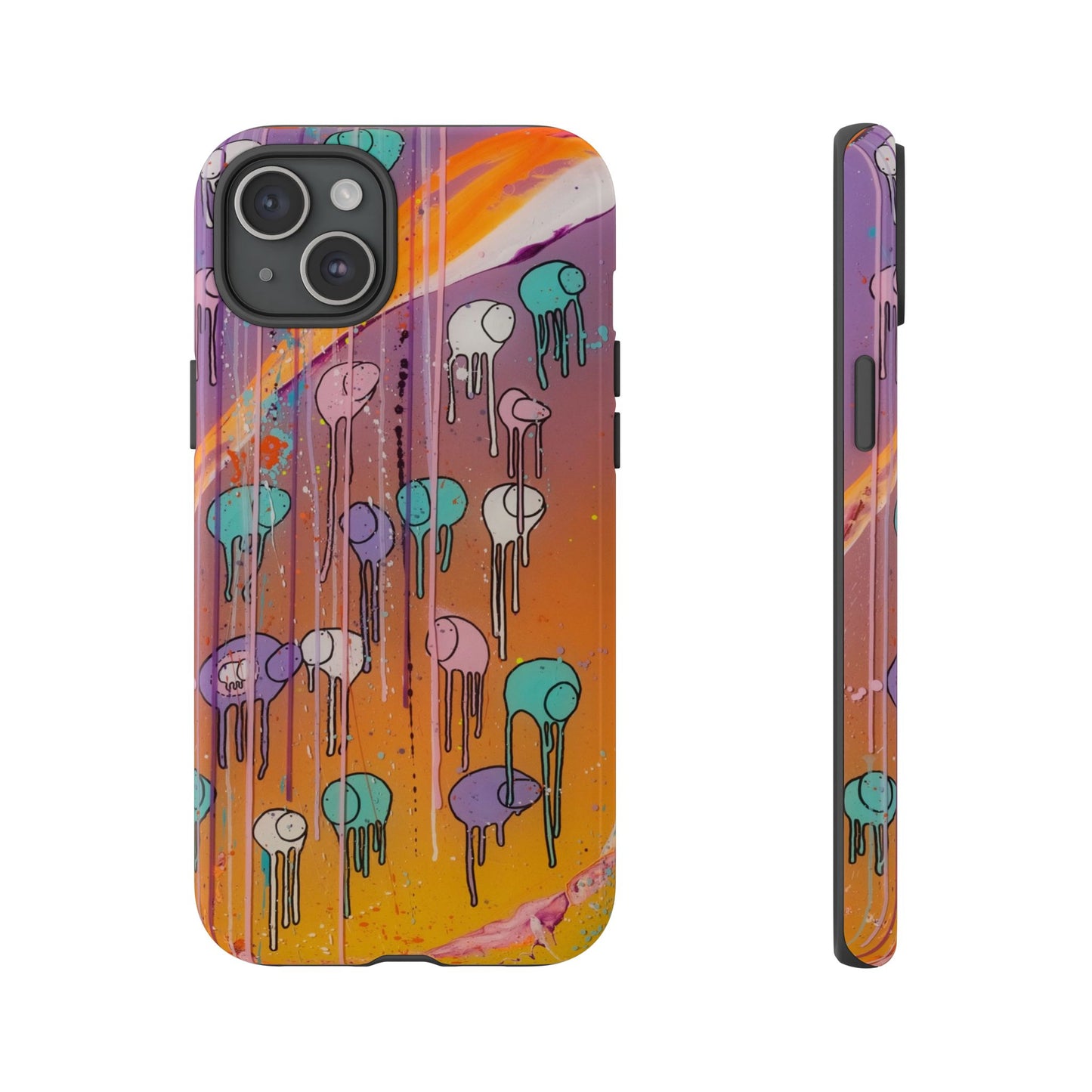 RAINING COWS "Purple Sunset with a Yellow Twist" Phone Case