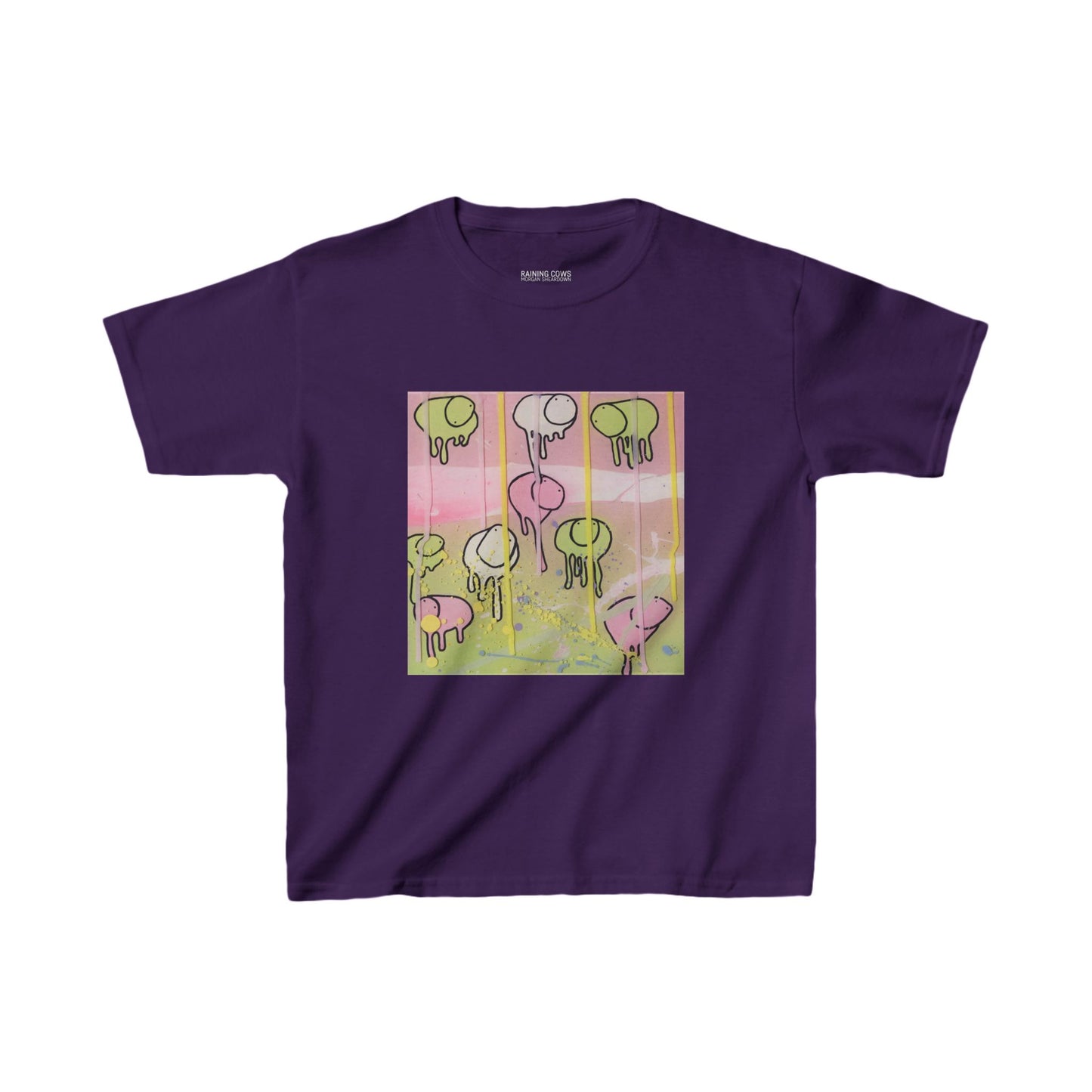 RAINING COWS "Camouflaged Lightning" Kids Tee