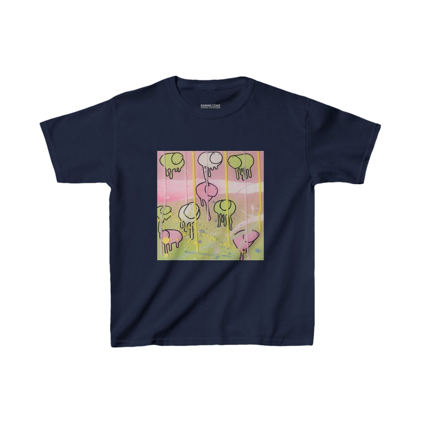 RAINING COWS "Camouflaged Lightning" Kids Tee