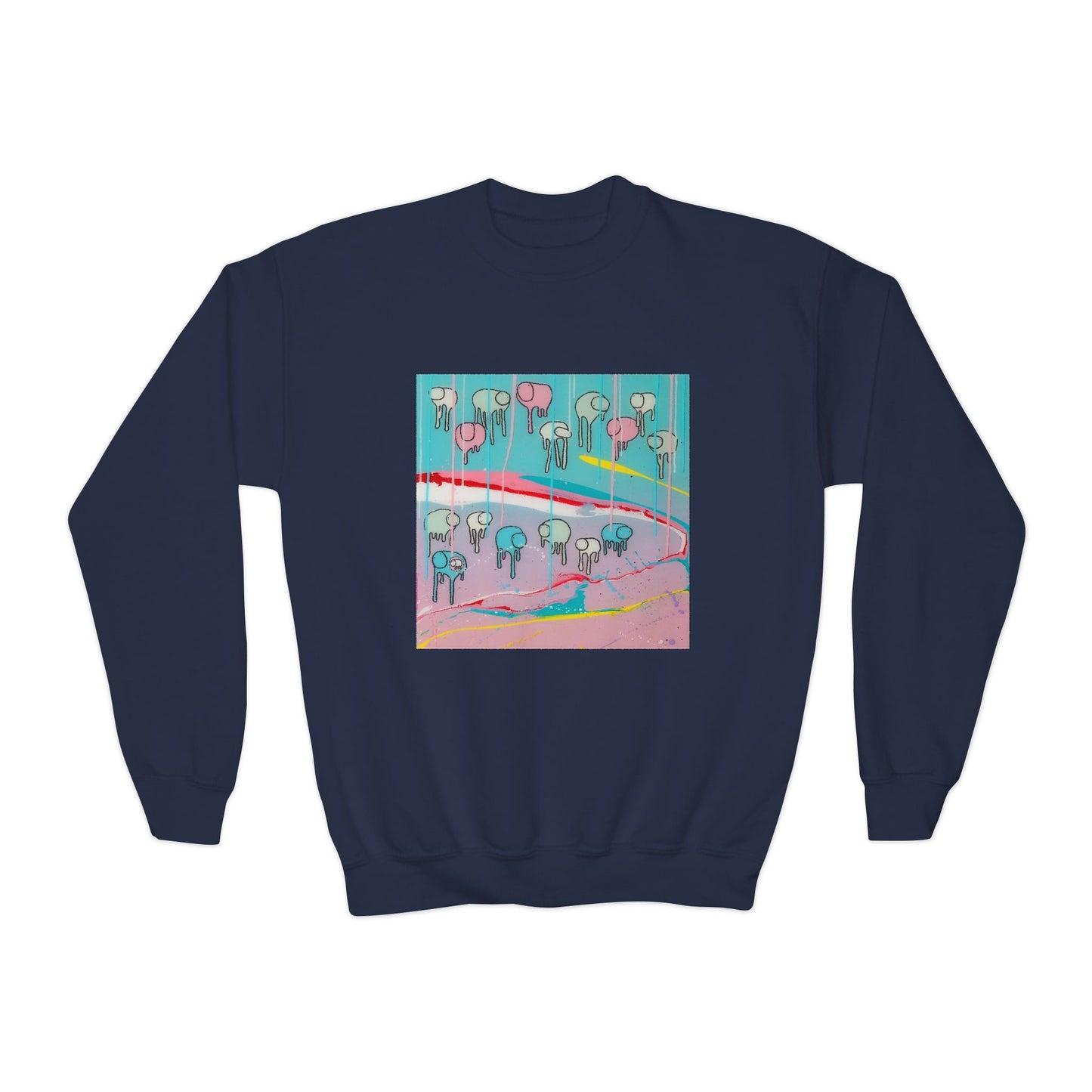 RAINING COWS "Martini Twist" Kids Sweatshirt