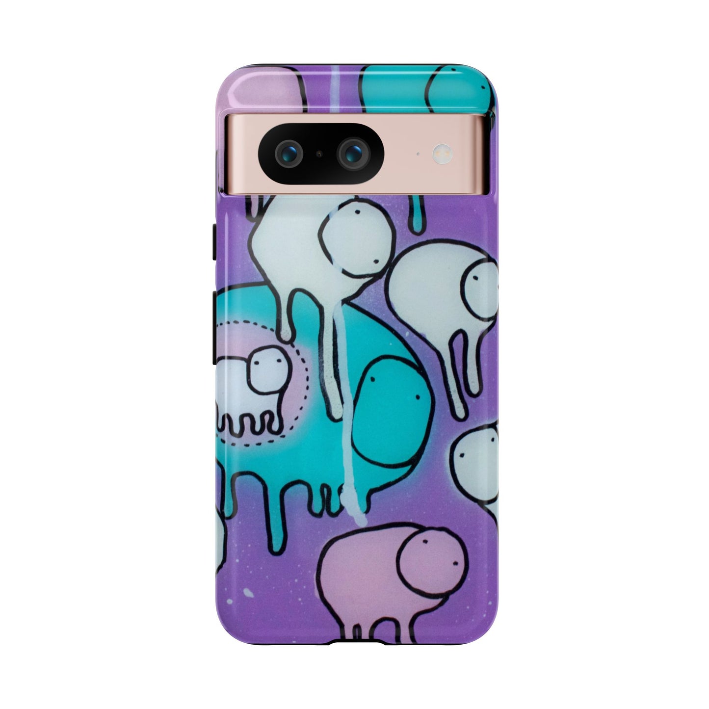 RAINING COWS "Yellow Interference" Phone Case