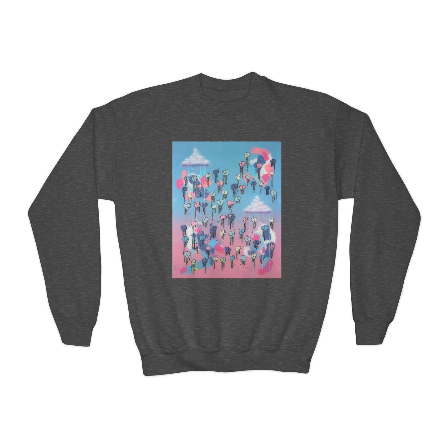 RAINING COWS "Sky Blossom" Kids Sweatshirt