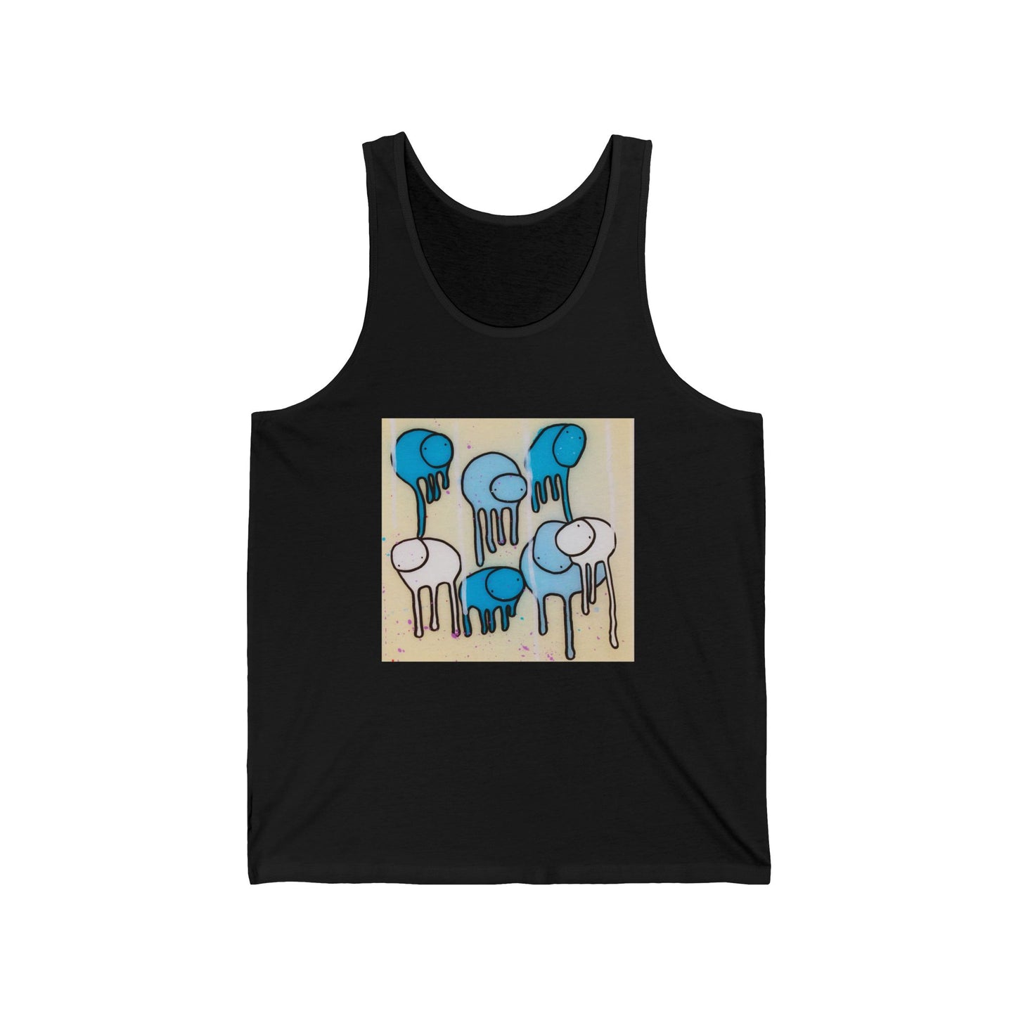 RAINING COWS "Blue Beach" Tank Top
