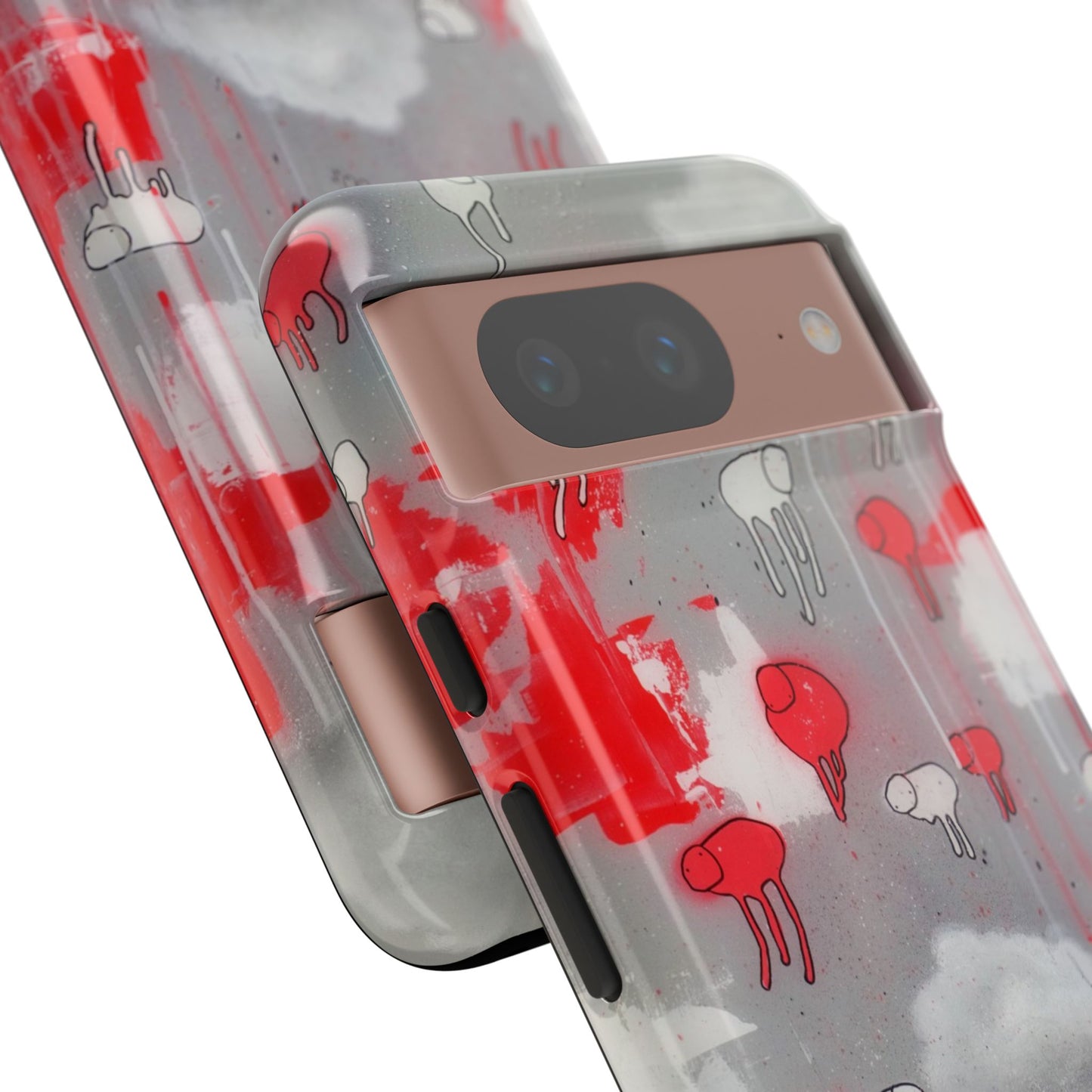 RAINING COWS "Red Falls Night" Phone Case
