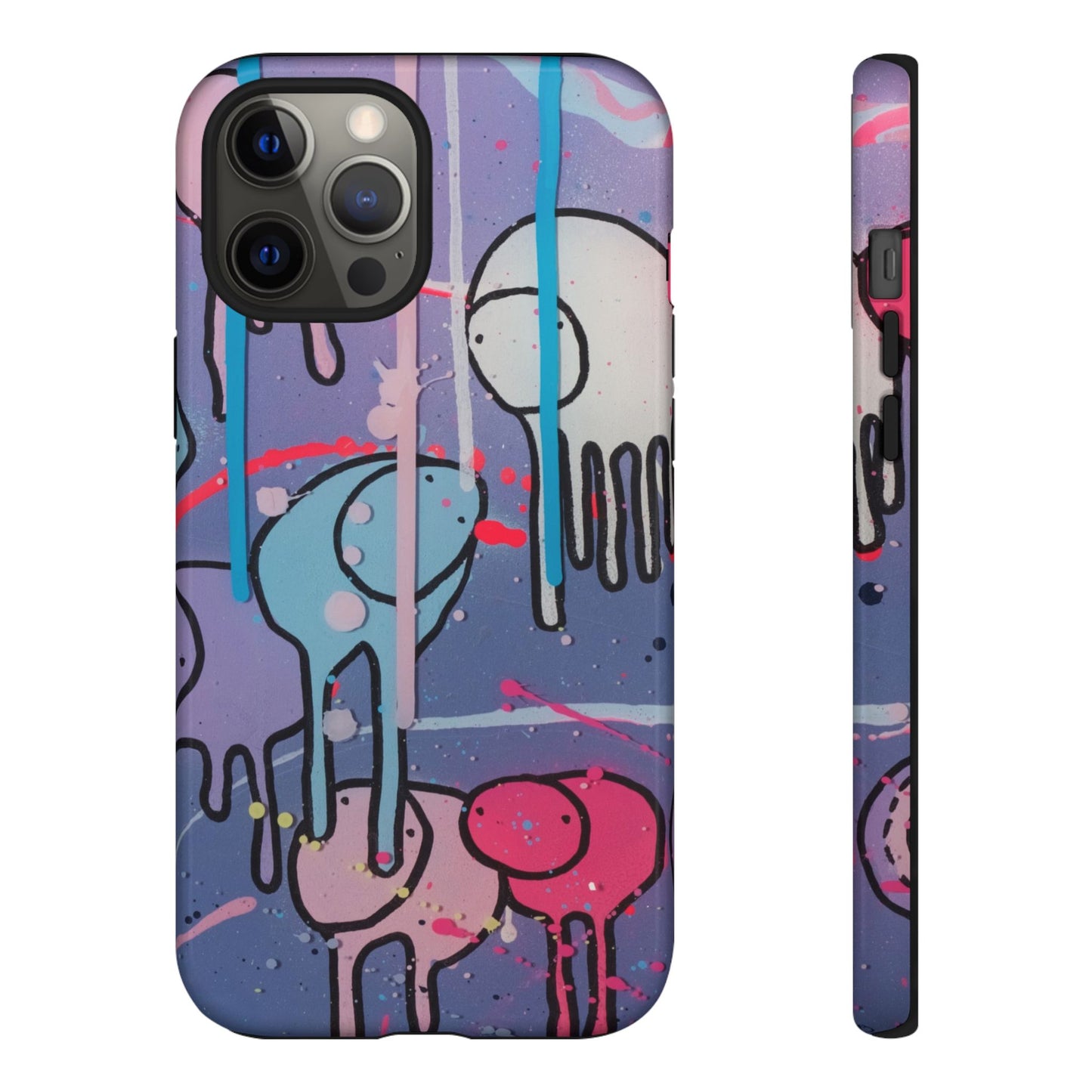 RAINING COWS "Purple Alley Streets" Phone Case