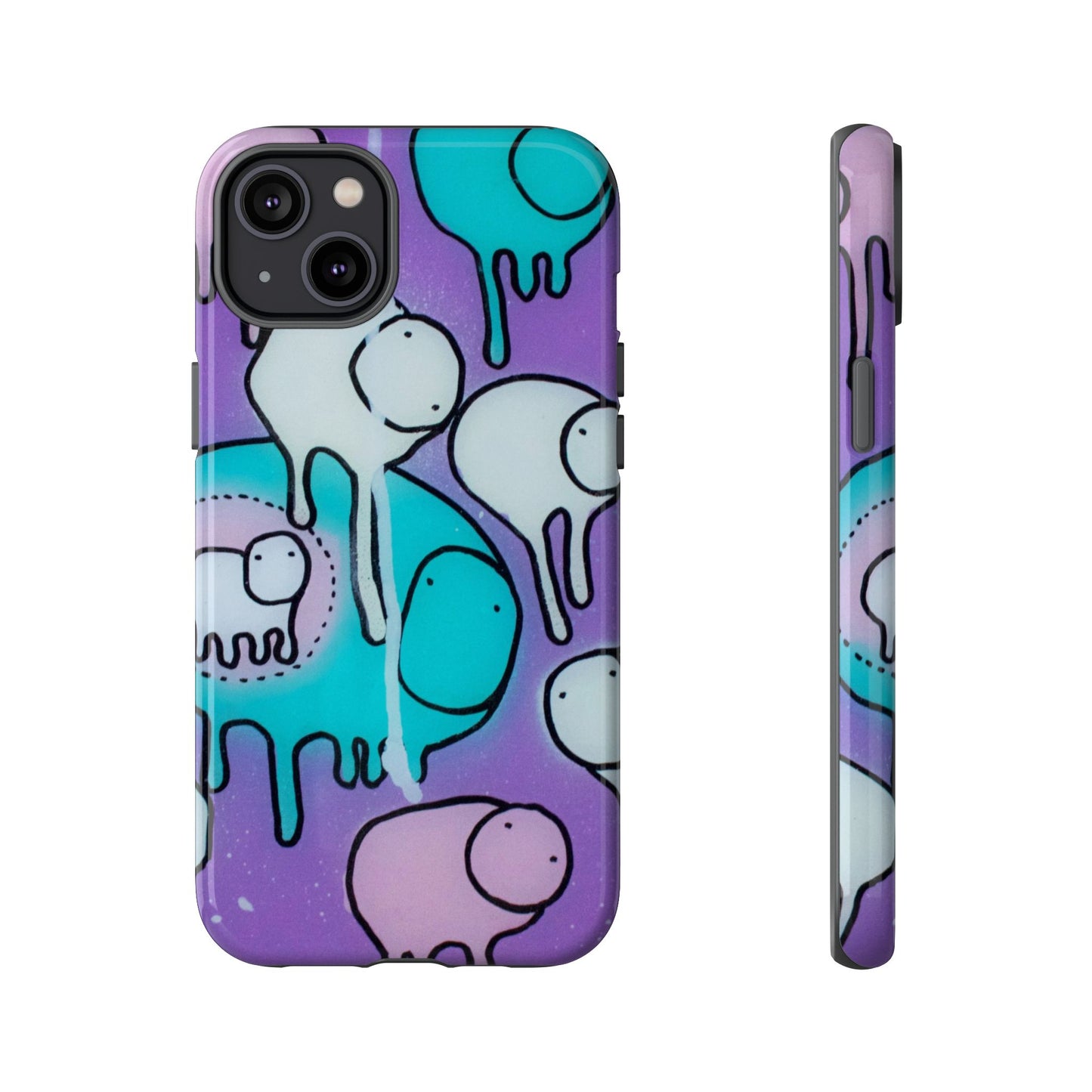 RAINING COWS "Yellow Interference" Phone Case