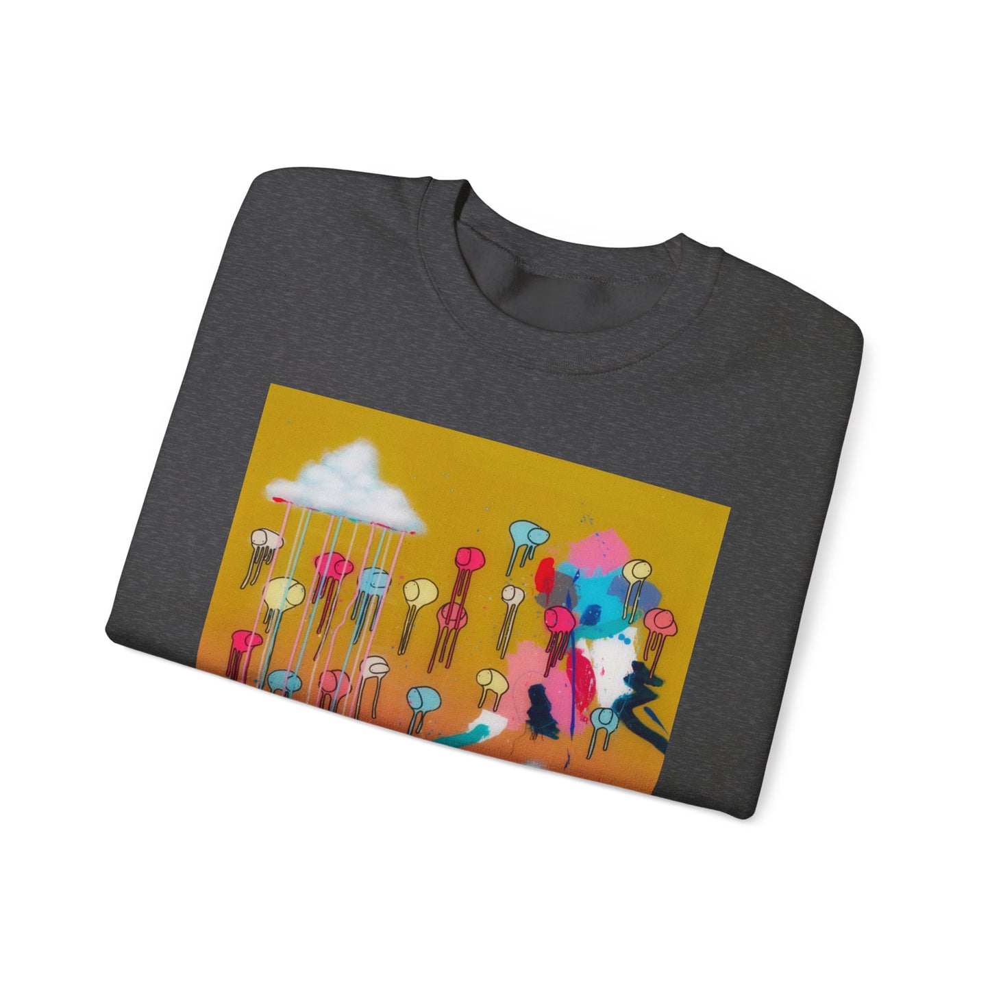 RAINING COWS "Bubble Gum Sun" Sweatshirt