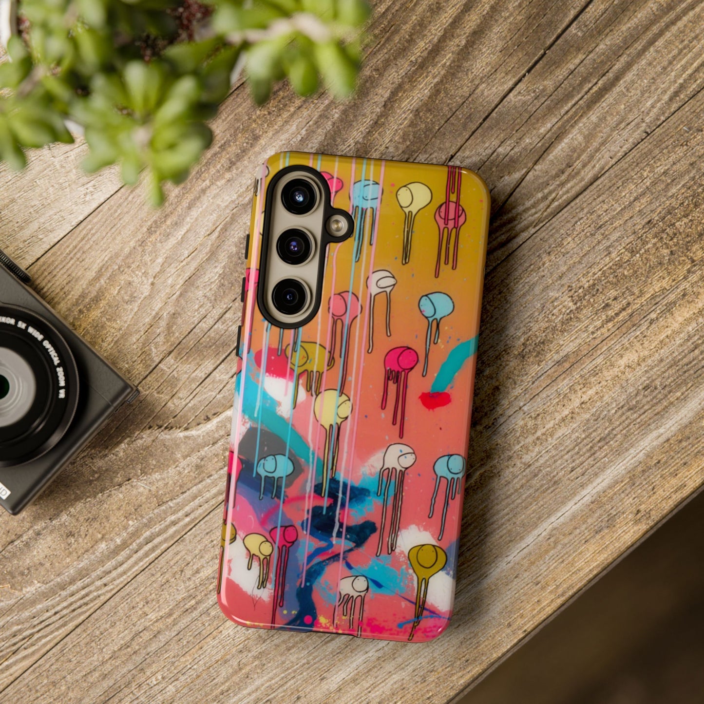 RAINING COWS "Bubble Gum Sun" Phone Case