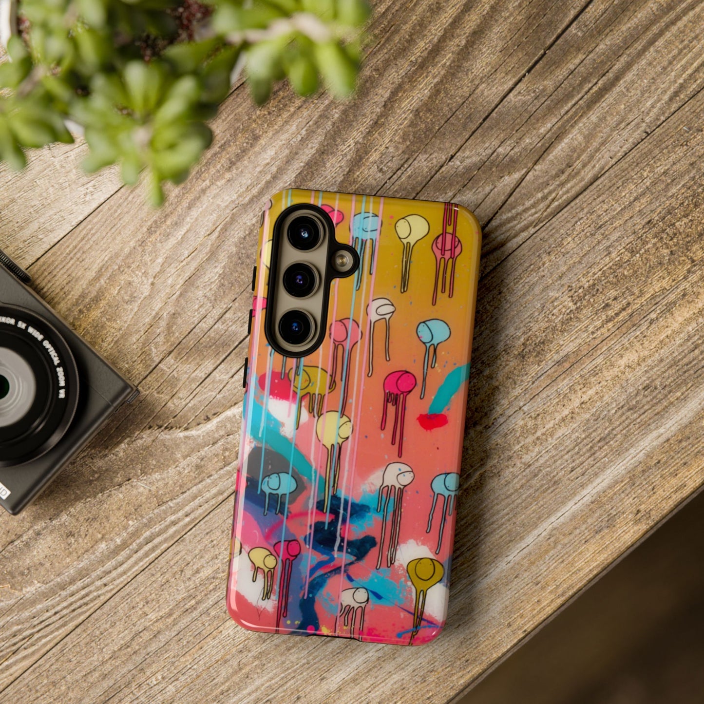RAINING COWS "Bubble Gum Sun" Phone Case