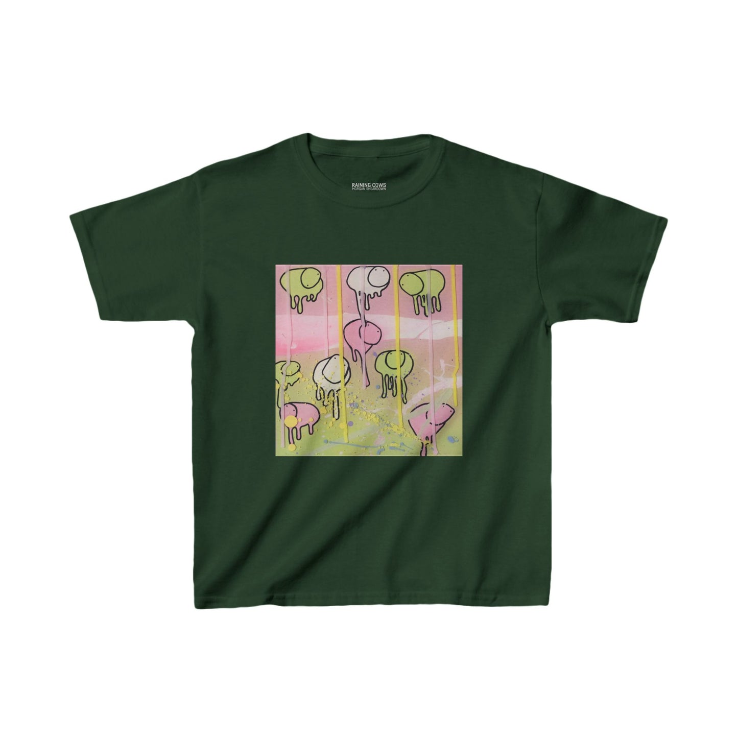 RAINING COWS "Camouflaged Lightning" Kids Tee