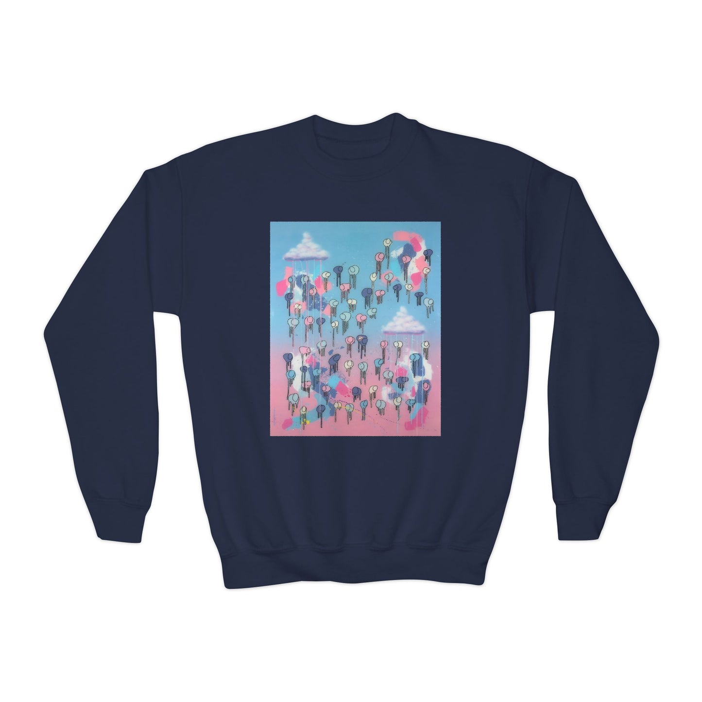 RAINING COWS "Sky Blossom" Kids Sweatshirt